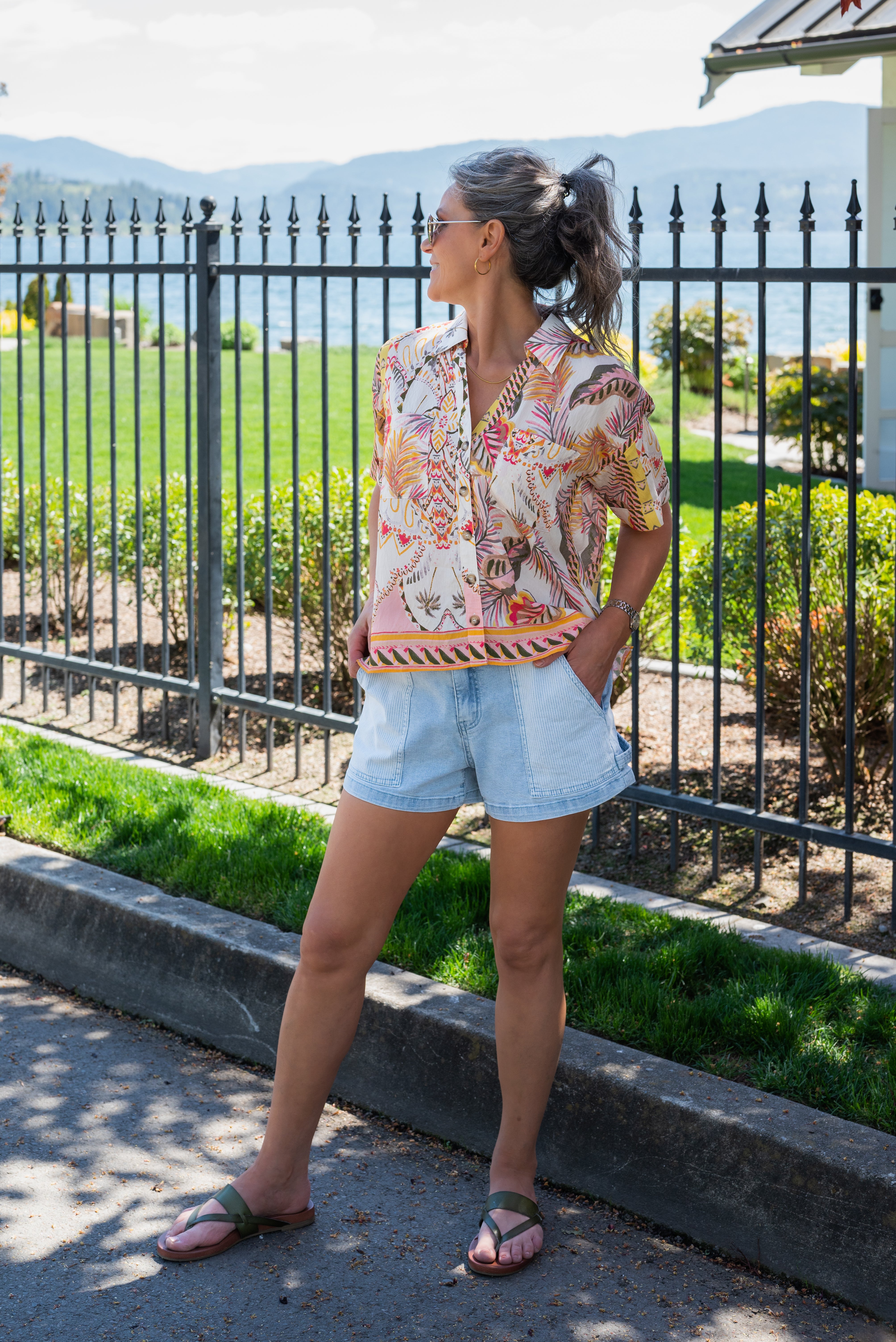 CLEO TROPICAL SHIRT