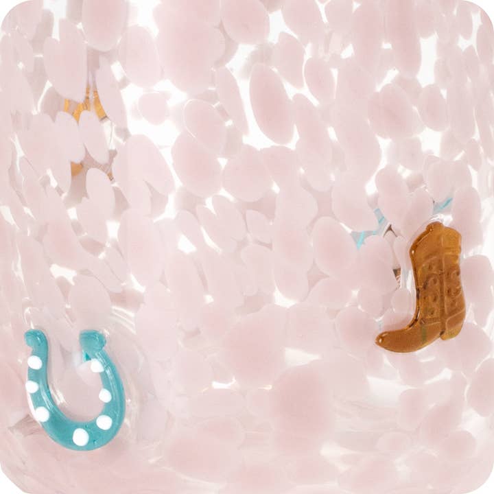 Giddy Up Charm Glass (17oz)