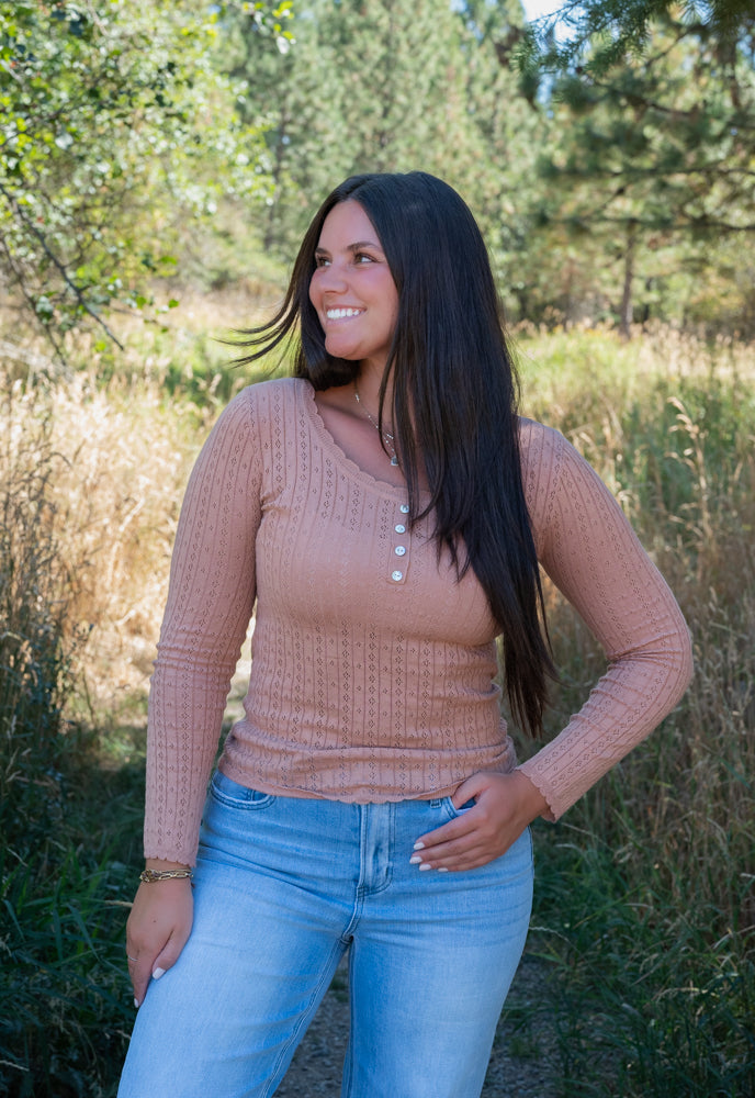 THYRA HENLEY TOP