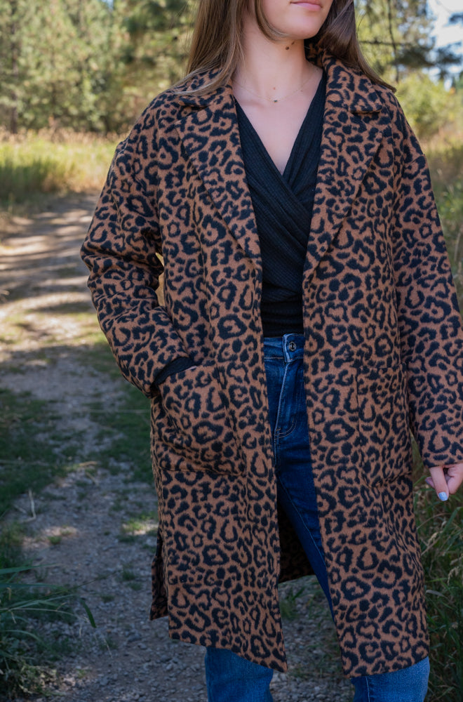 ANIMAL INSTINCT LEOPARD COAT