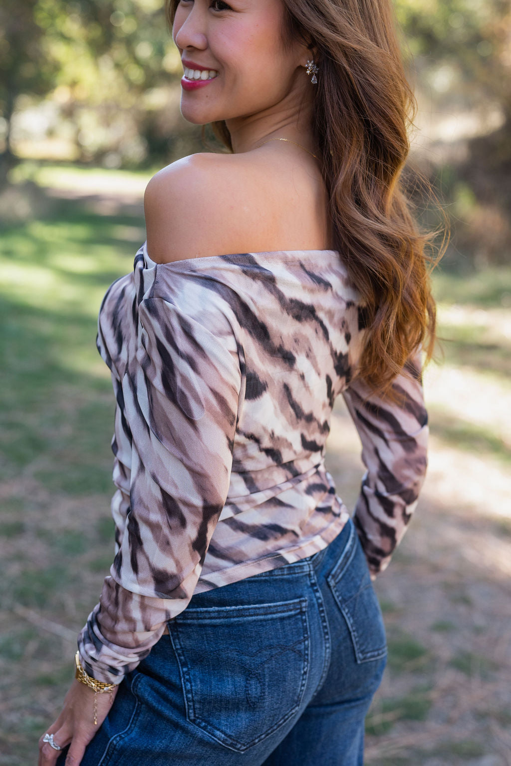 JACQUI MESH TOP