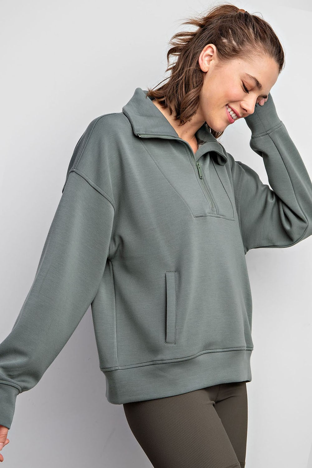 ADRIANA 1/4 ZIP PULLOVER