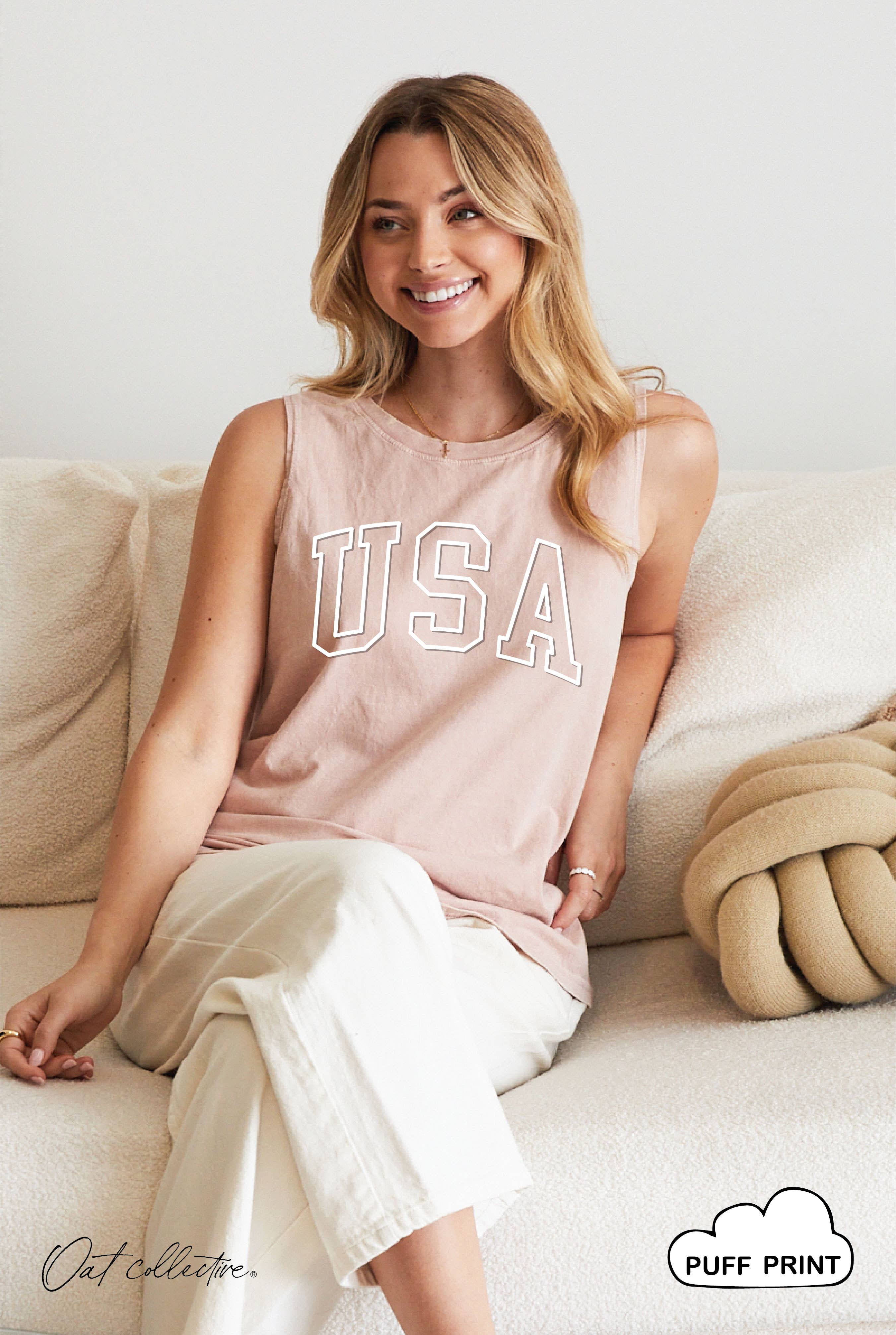 USA PUFF Tank Top