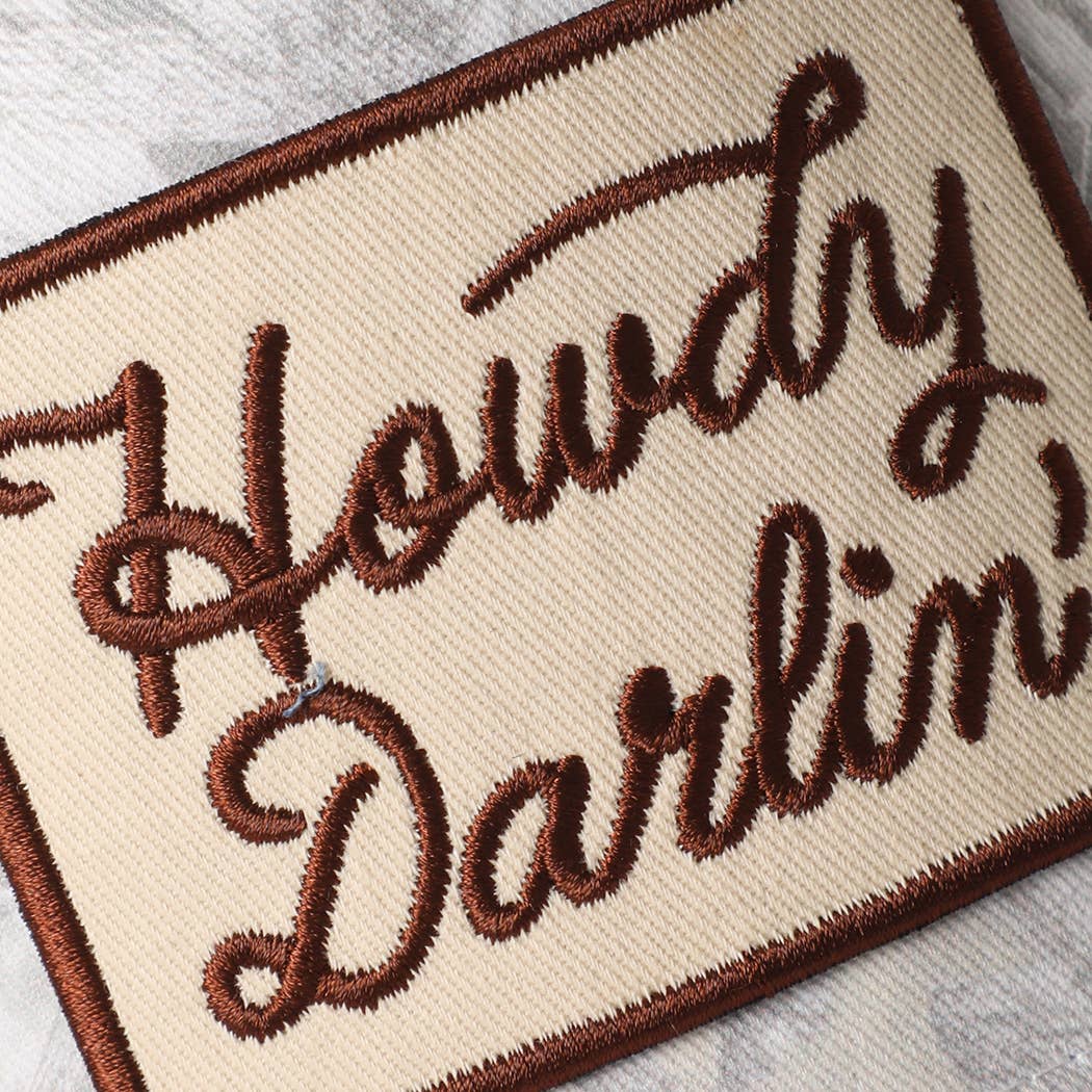 Howdy Darlin' Embroidered Patch Camo Trucker Hat