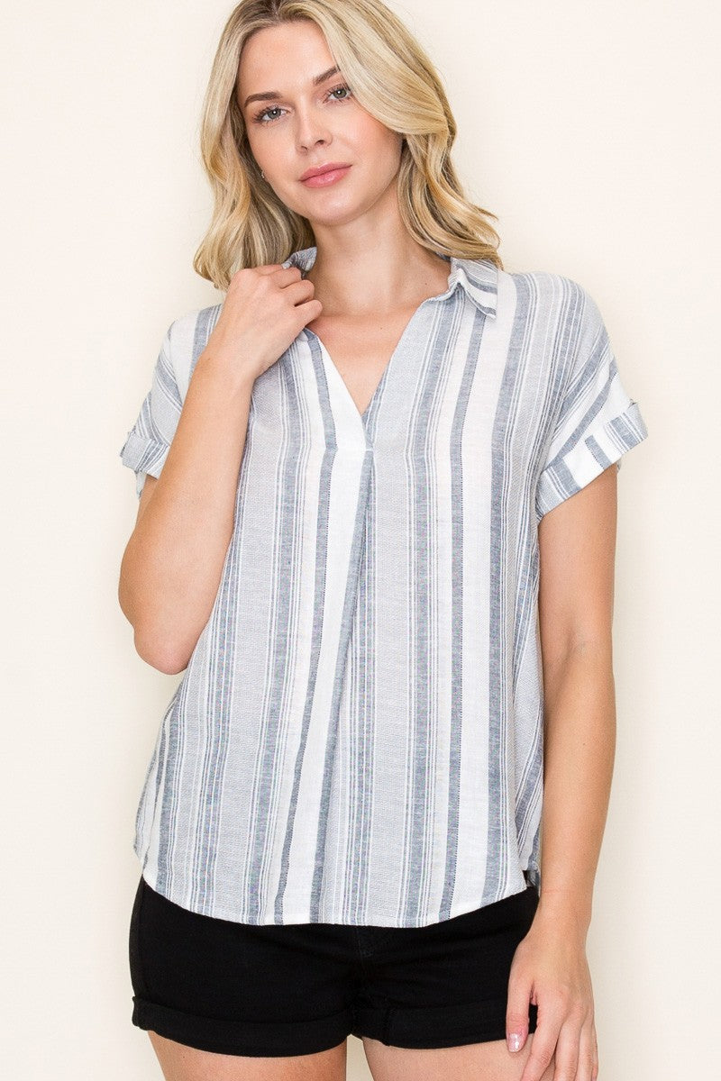 PAULINE STRIPE SHIRT