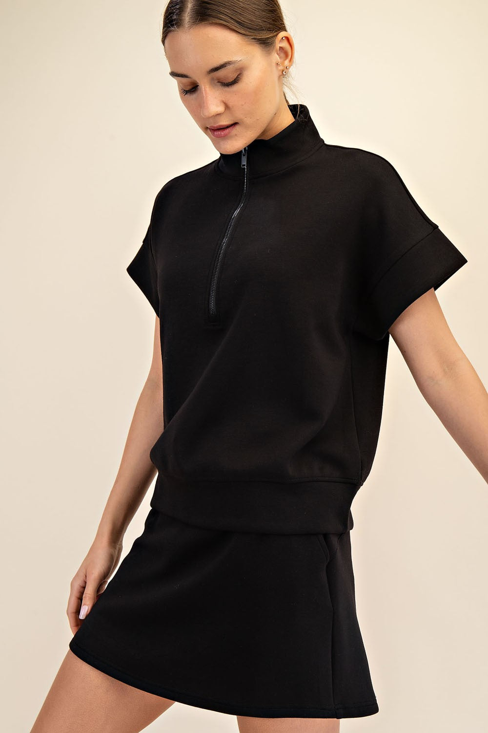 SONDRA SS ZIP TOP