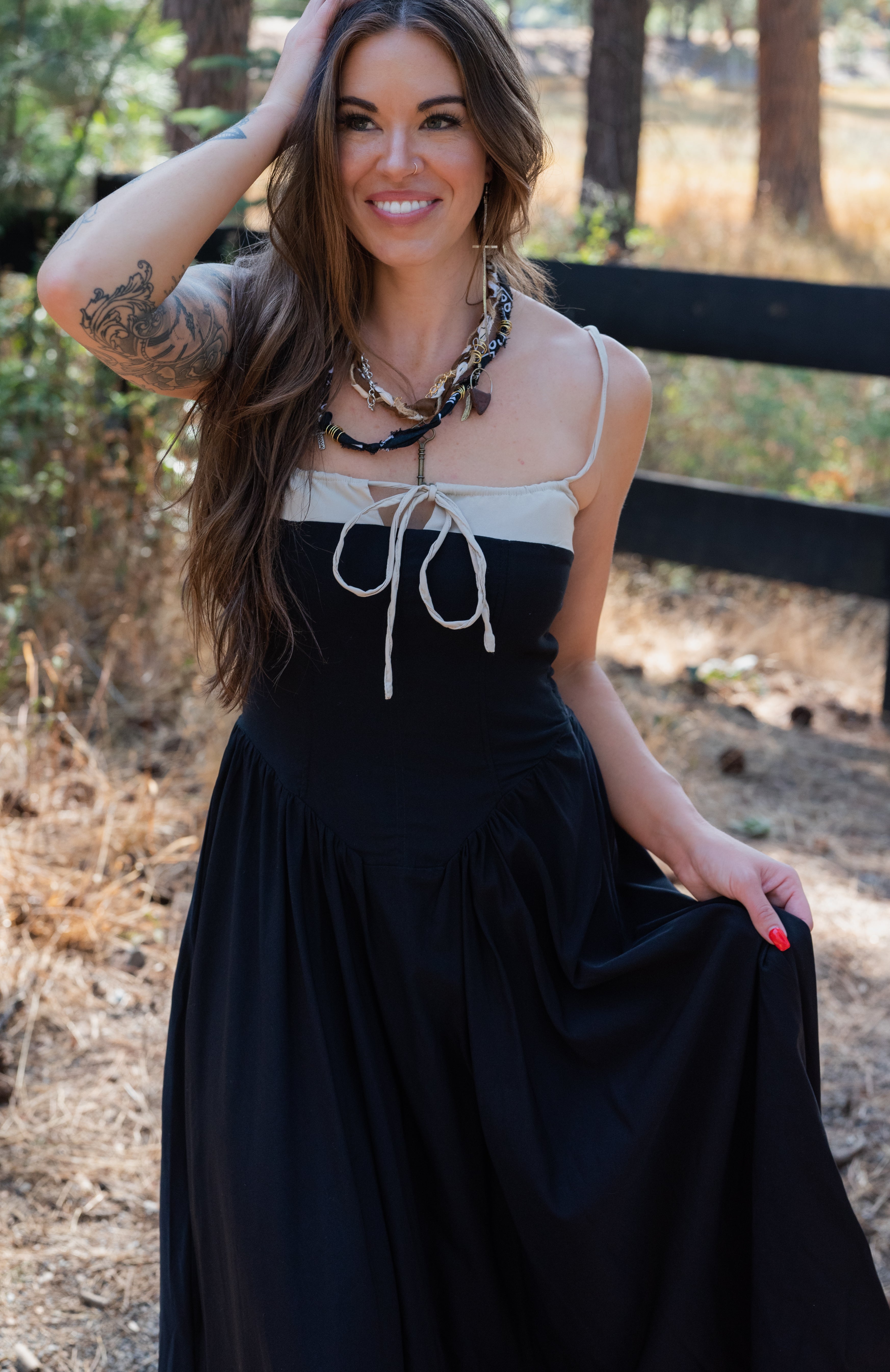 ANTONIA PLEATED DRESS