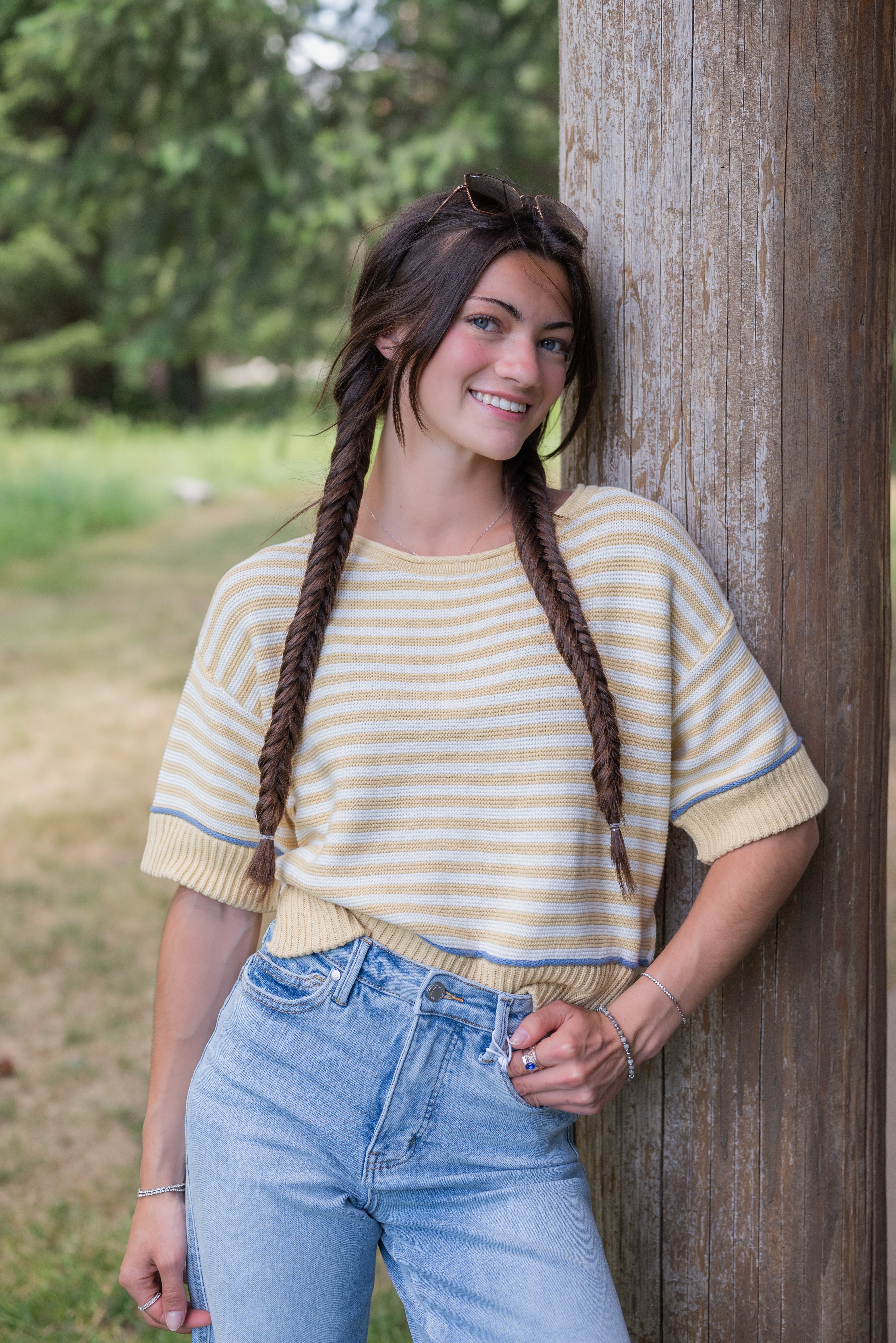 GENTRY STRIPE SWEATER