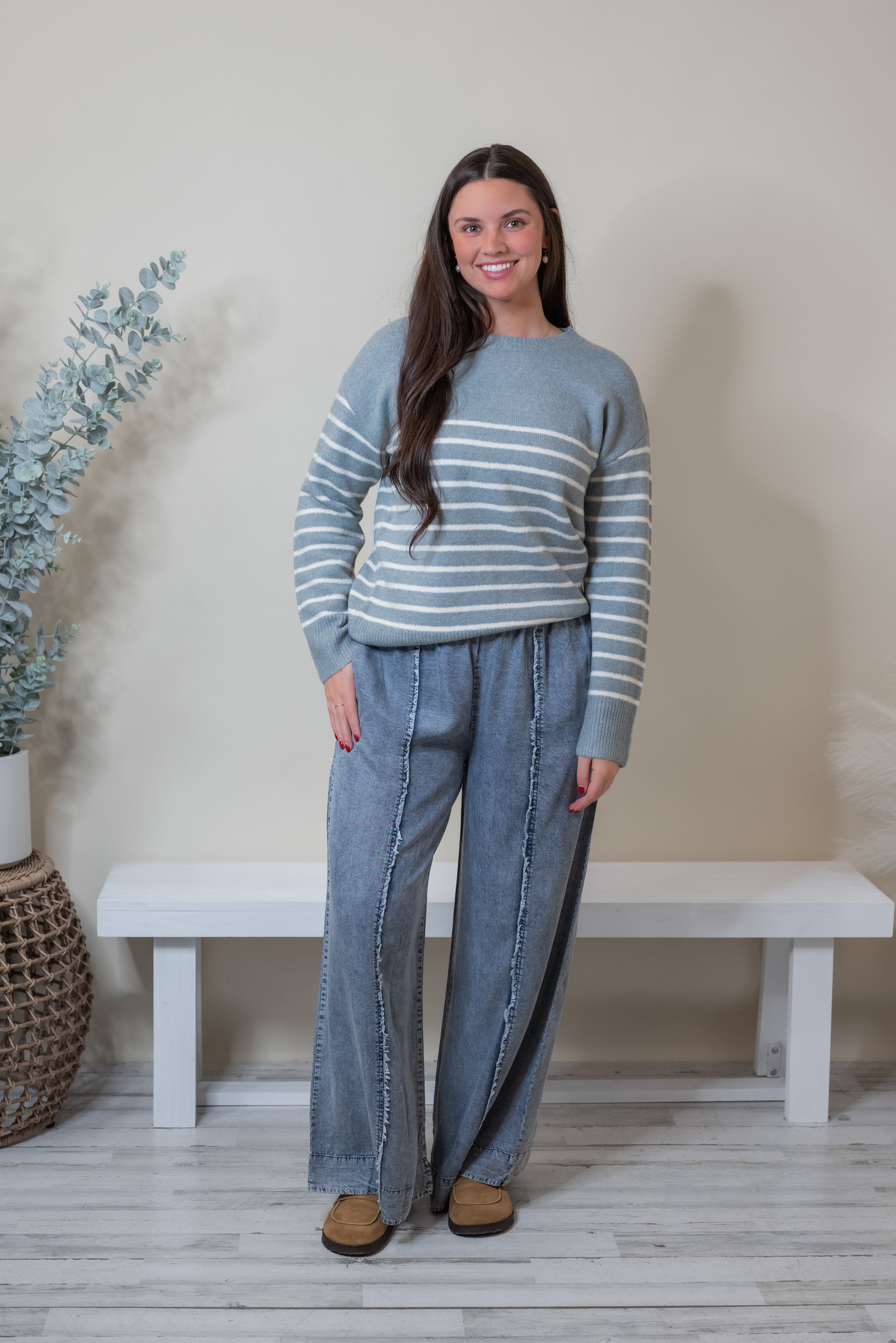 ALETHEA STRIPE SWEATER