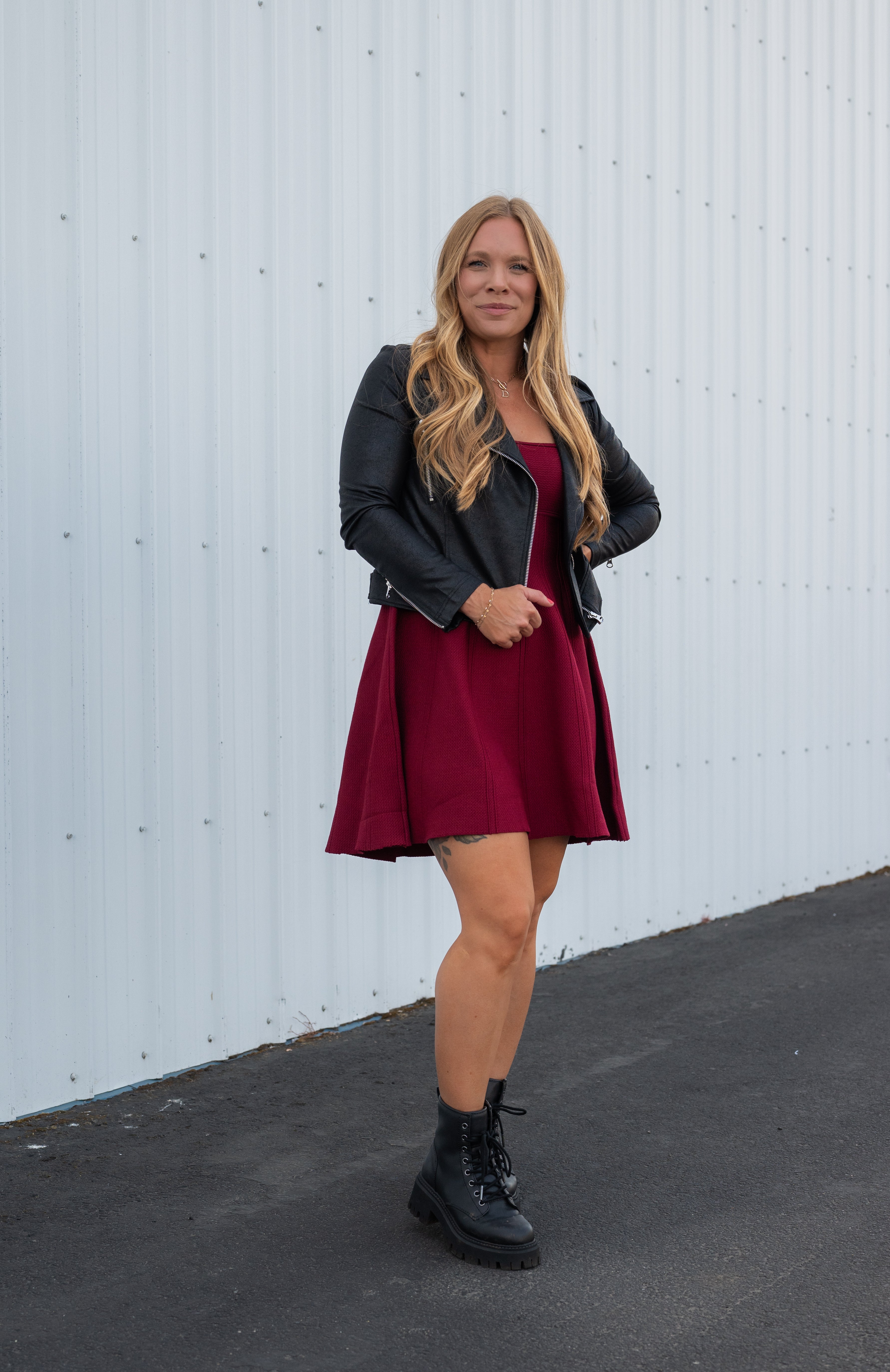 Liquid Leather™ Zip Cuff Moto Waist Jacket