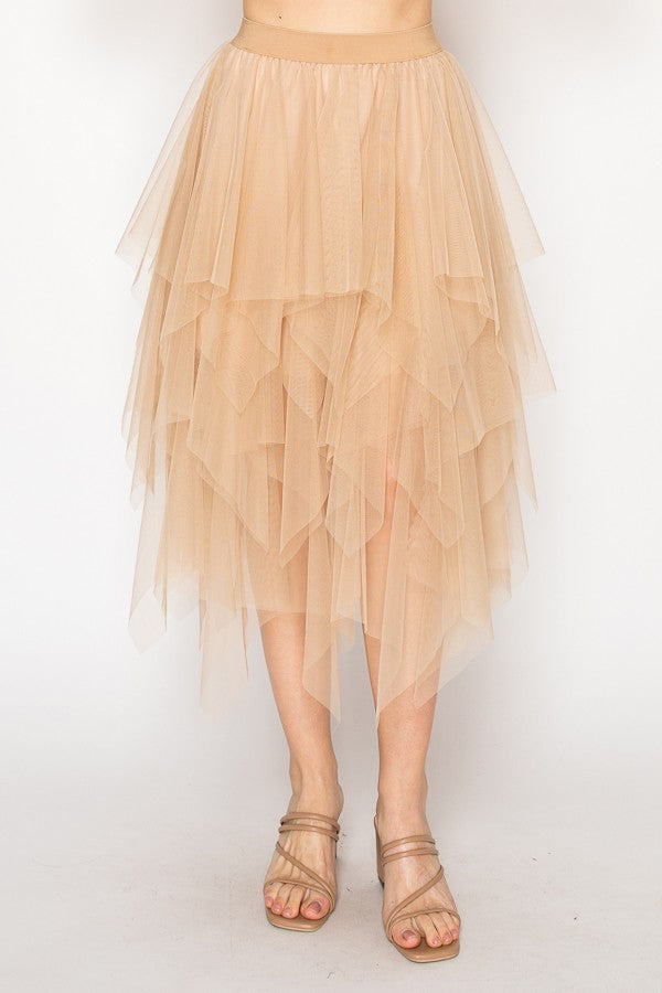 CORETTA MESH SKIRT