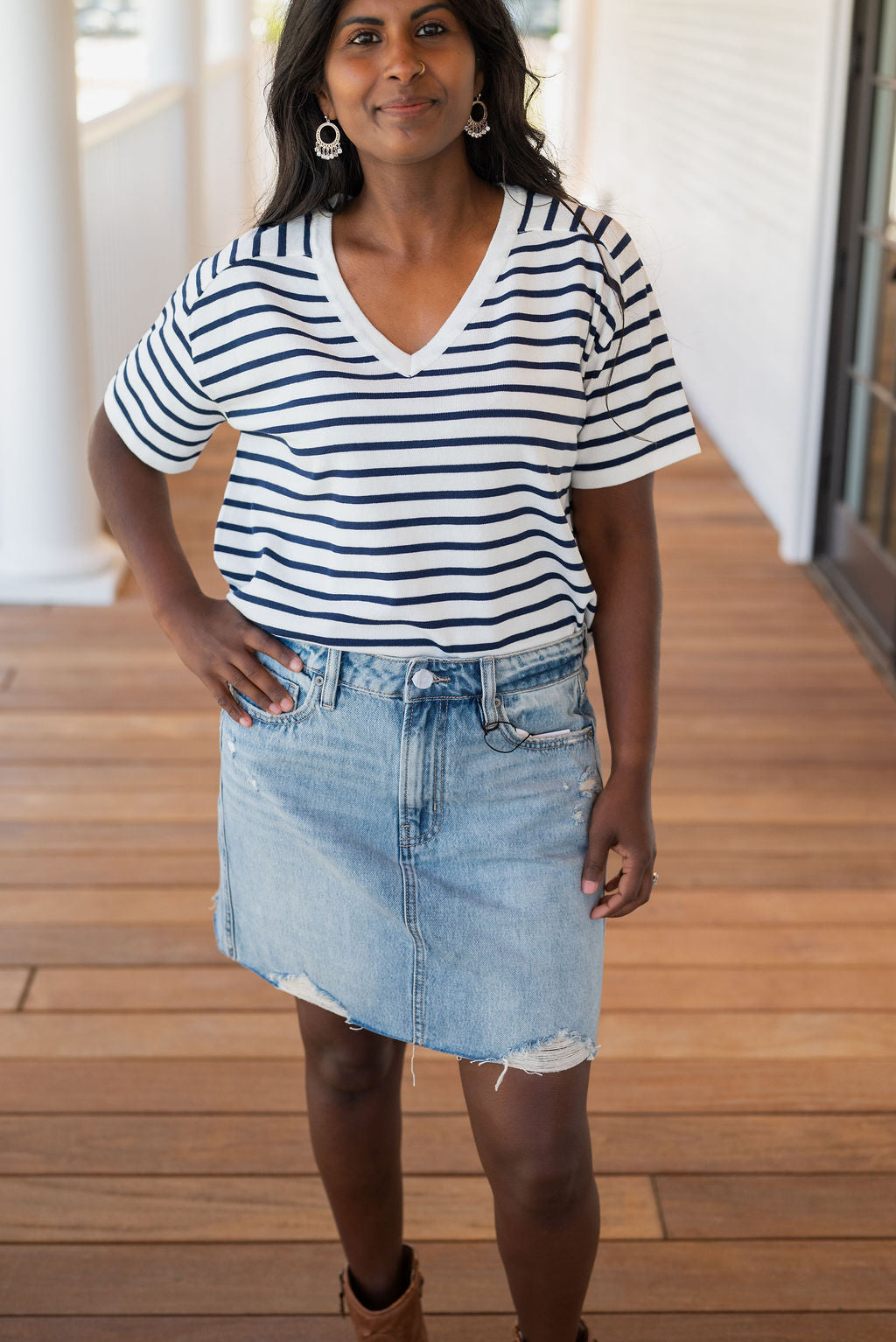 DOROTHY STRIPED SWEATER
