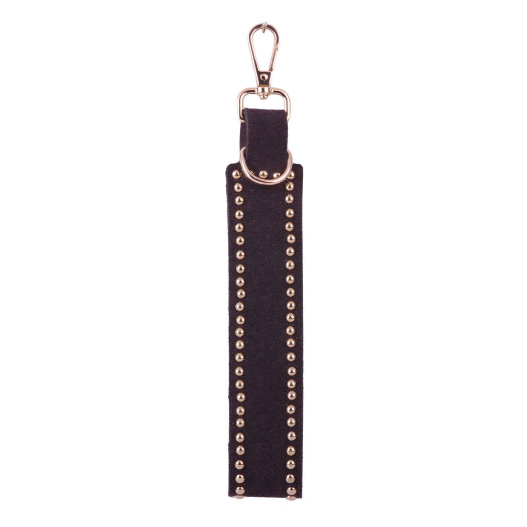 Simplistic Studded Suede Hang-Off