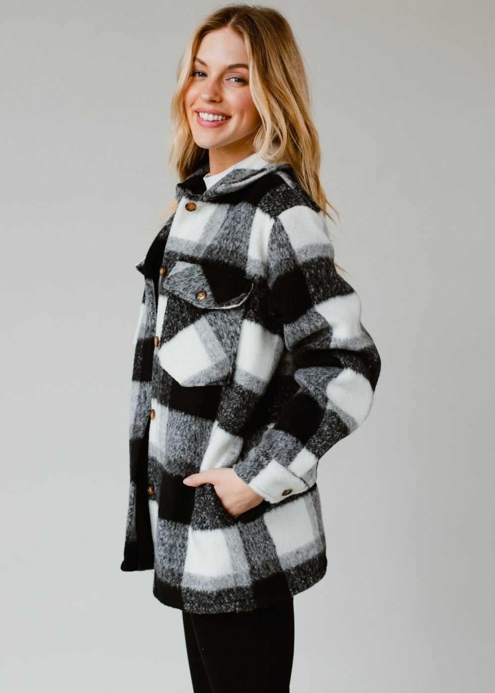 COLLYN PLAID JACKET