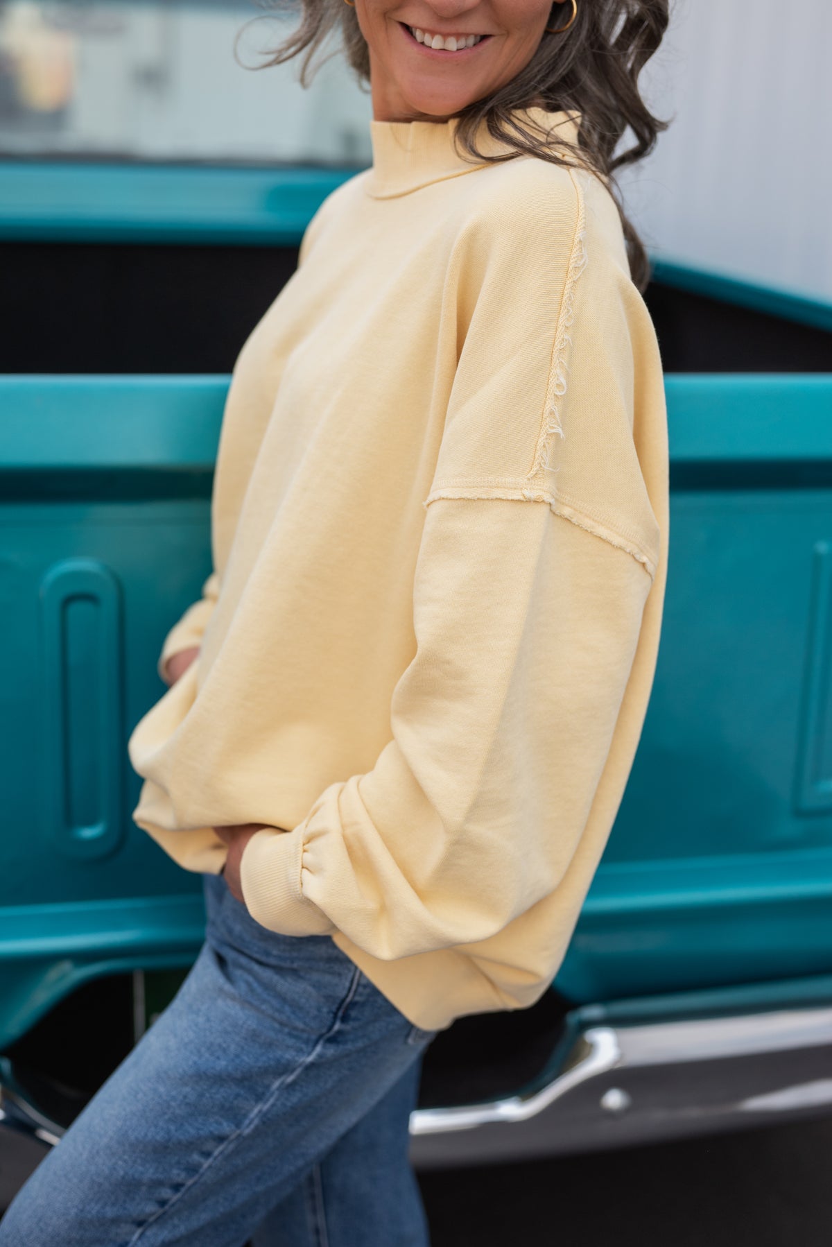 HANNA MOCKNECK SWEATSHIRT