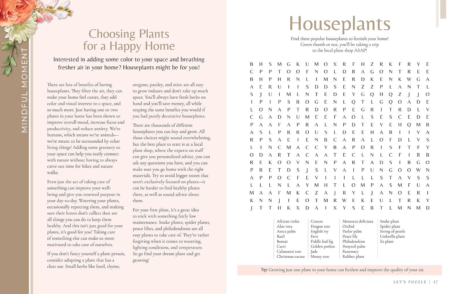 MindfulMoments Word Search: A Calming Collection of Brain-Boosting Puzzles to Help You Relax & Unwind