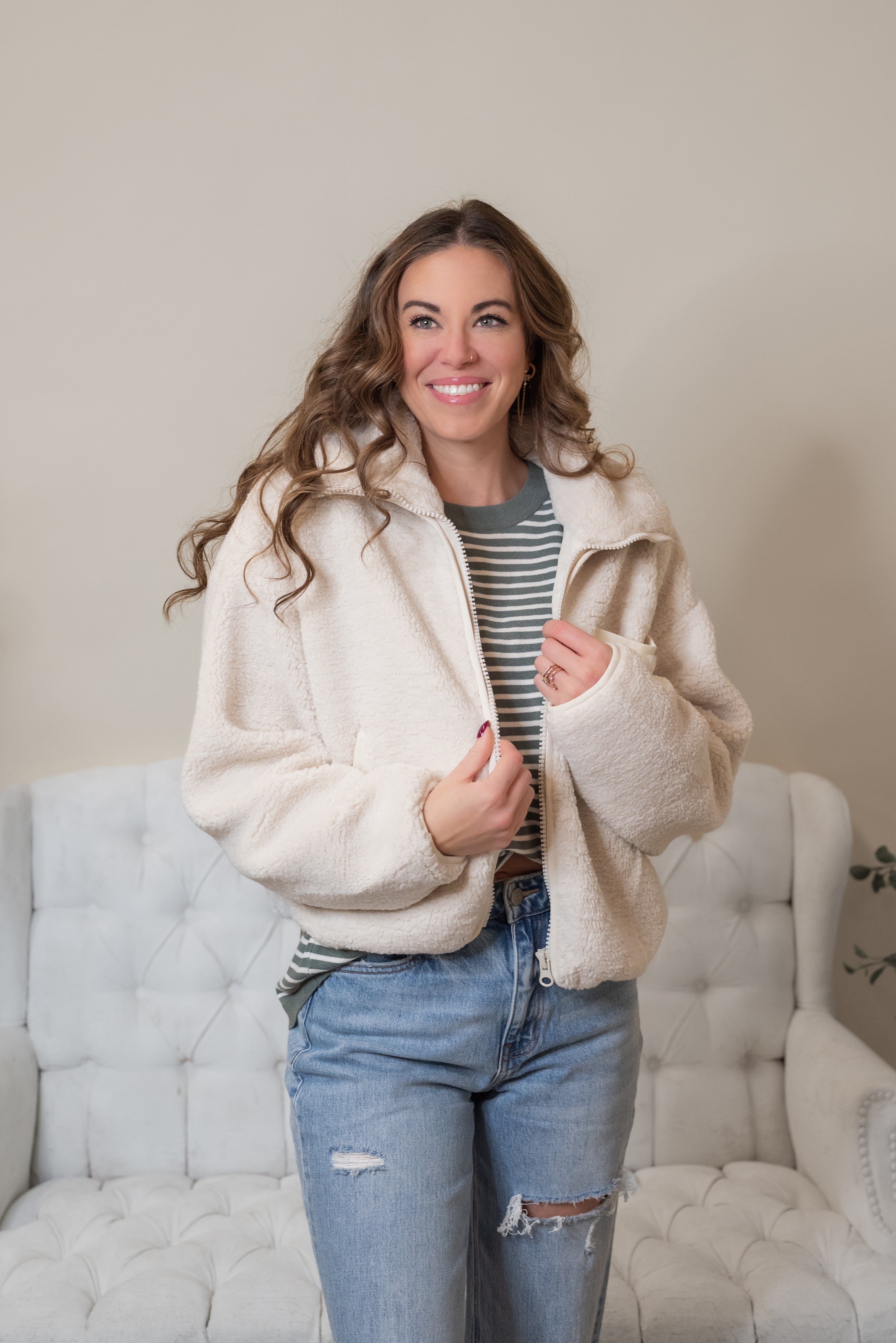 ARYANA SHERPA JACKET