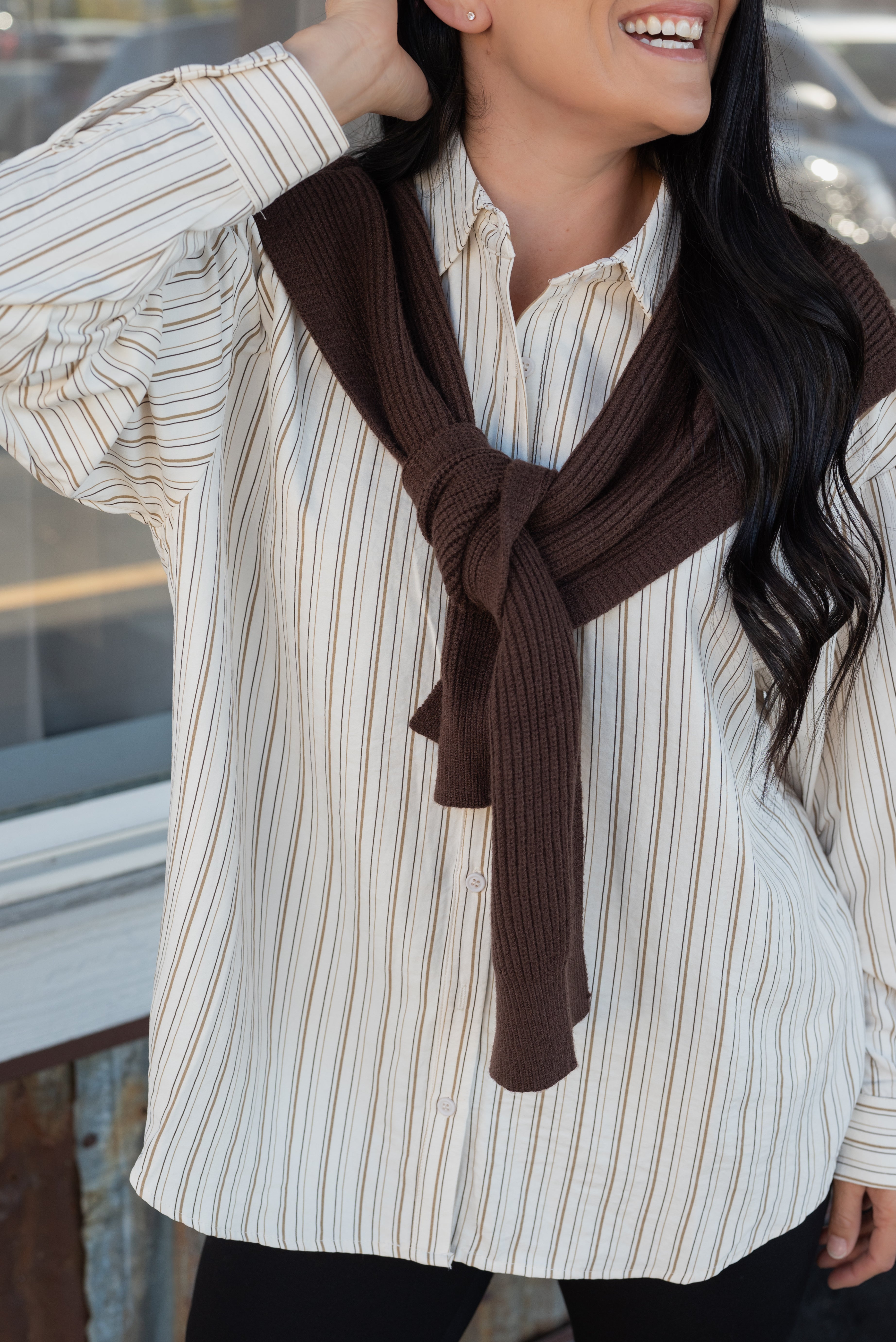 TAMSEN SHIRT SWEATER COMBO