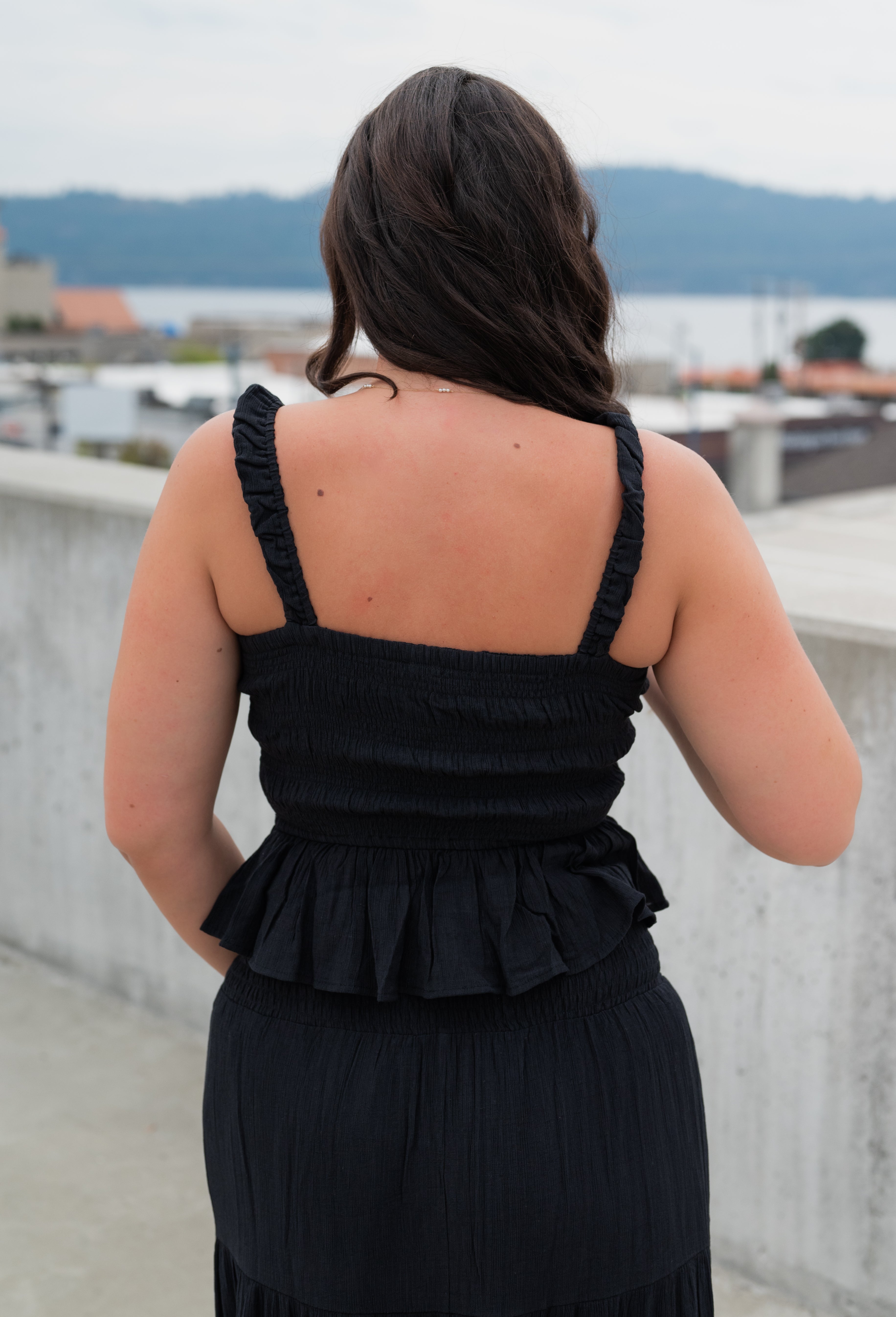 LUCILE PEPLUM TOP