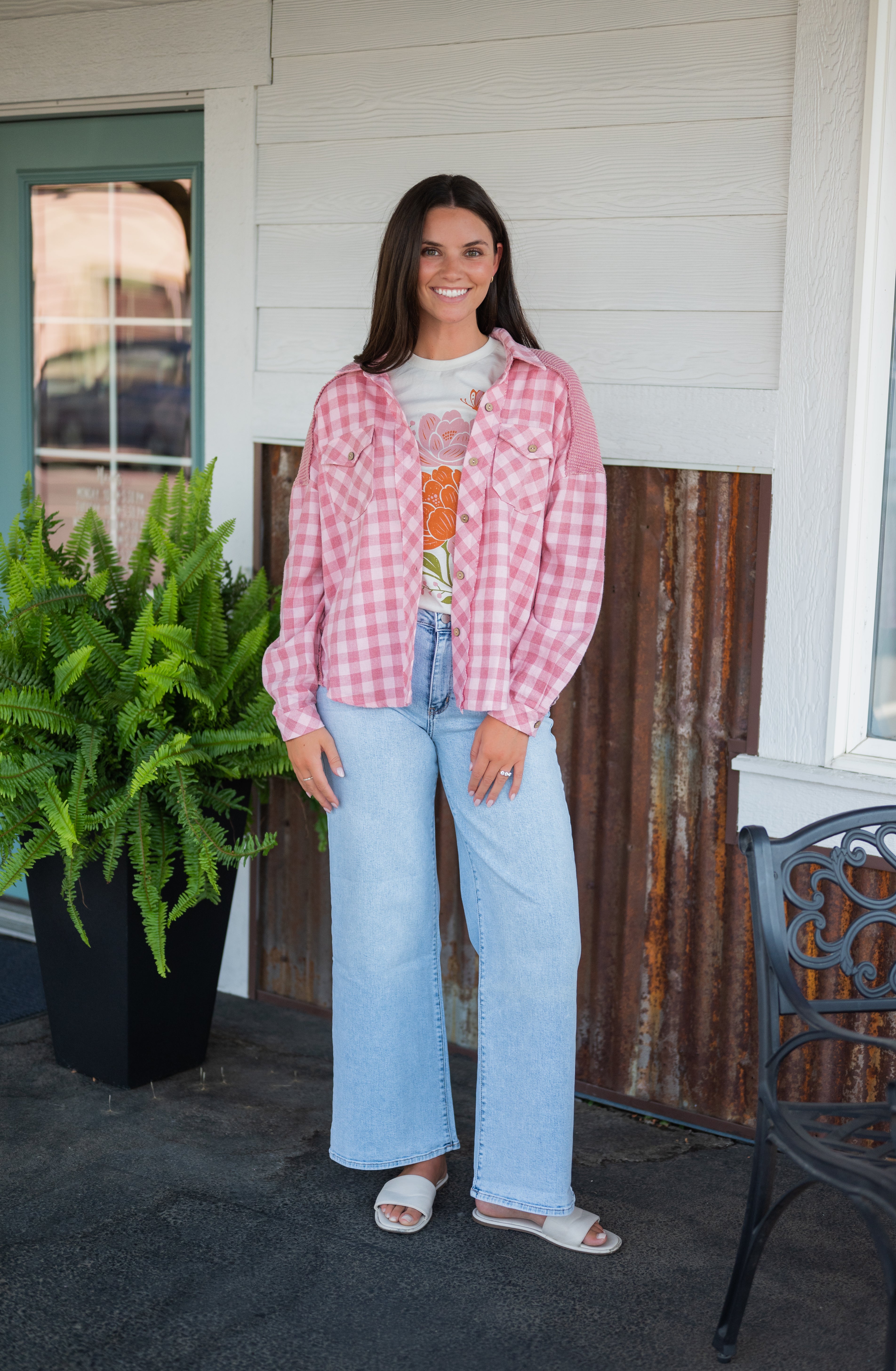 ANNE PLAID SHIRT