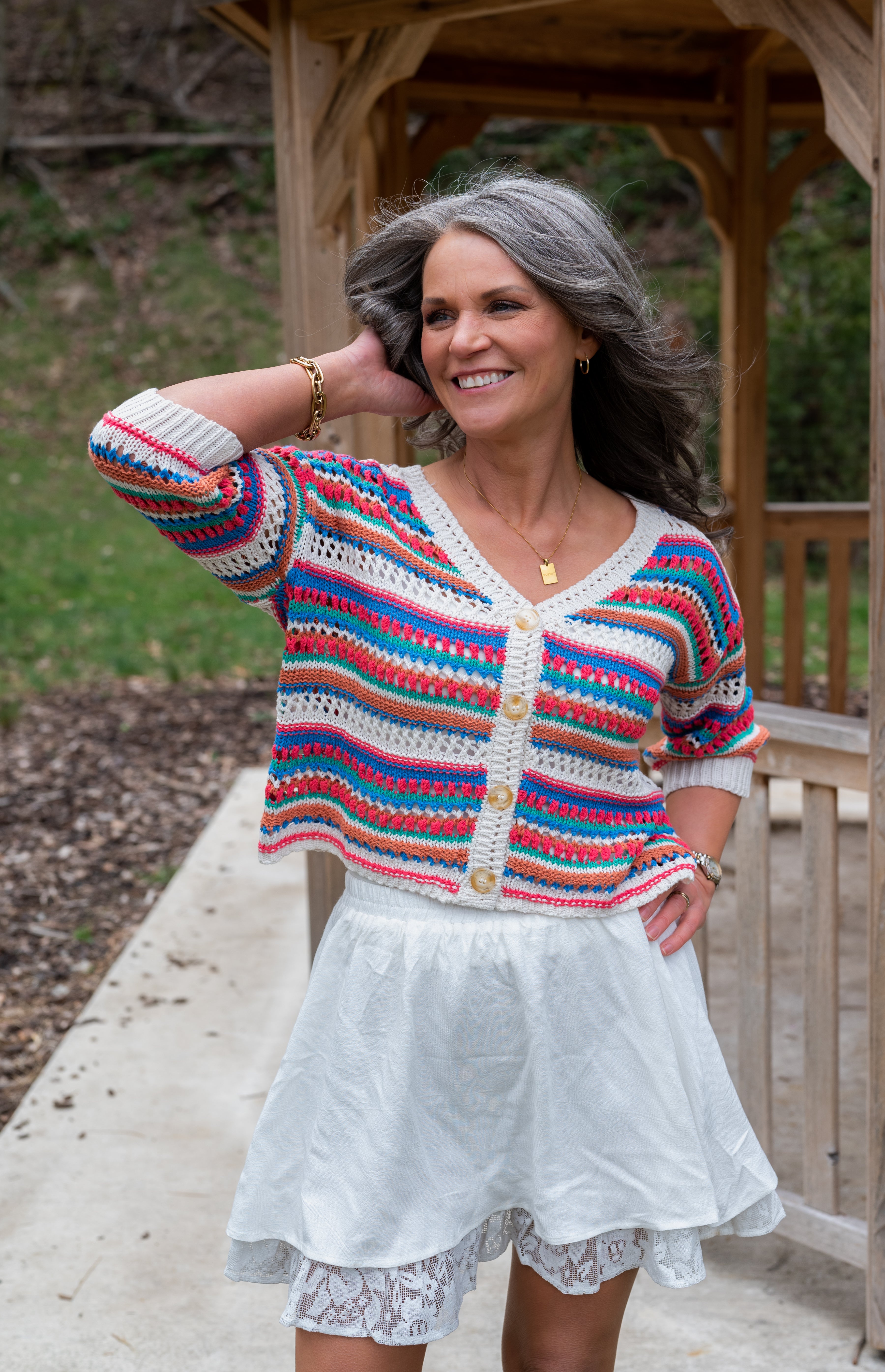 JANET CROCHET CARDIGAN