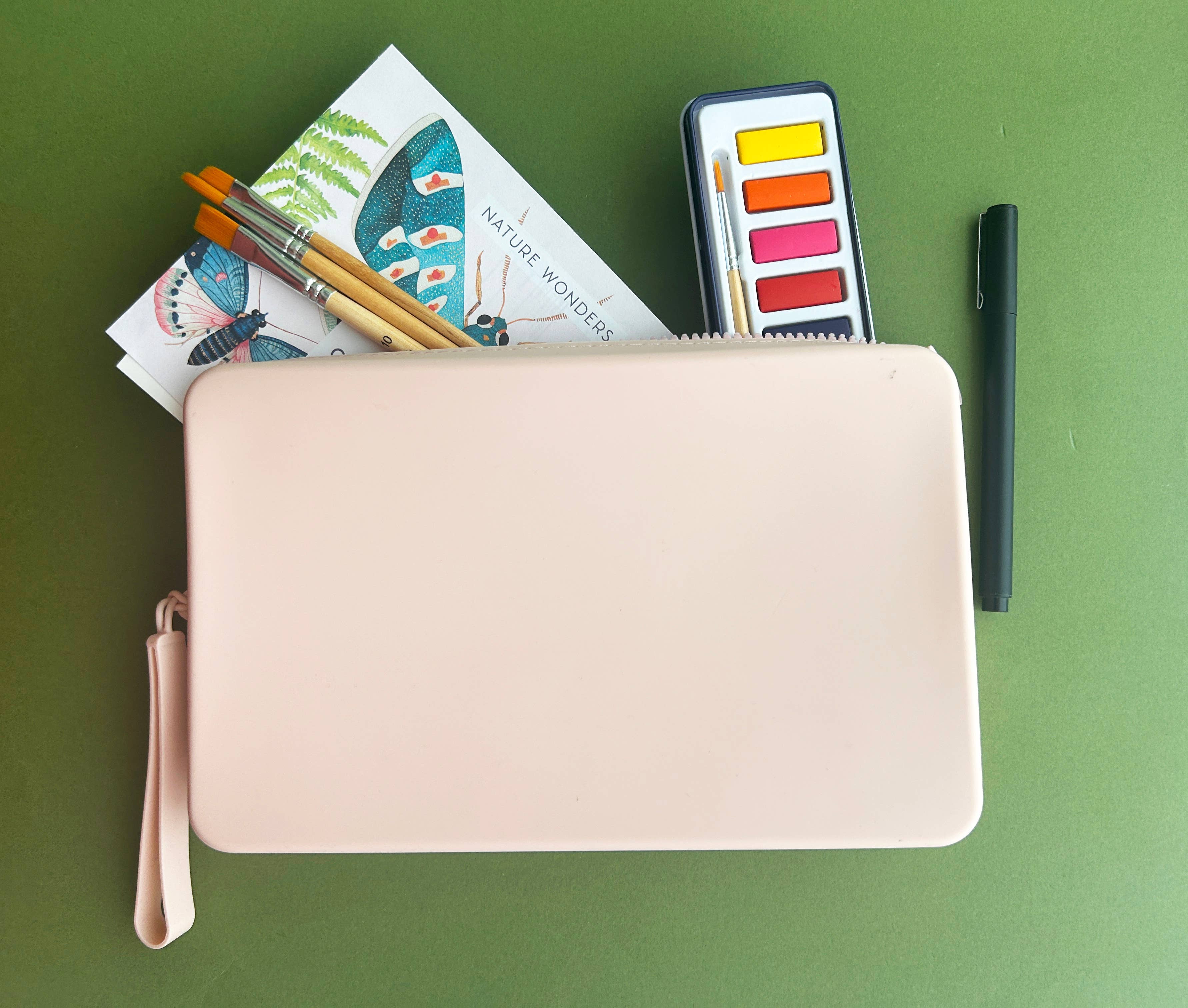 Silicone Art Bag | Waterproof, Washable Art Pouch