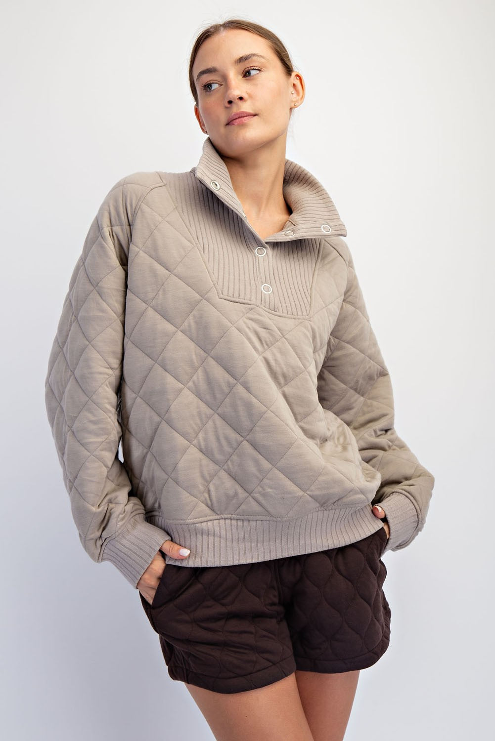 HEIGL QUILTED PULLOVER