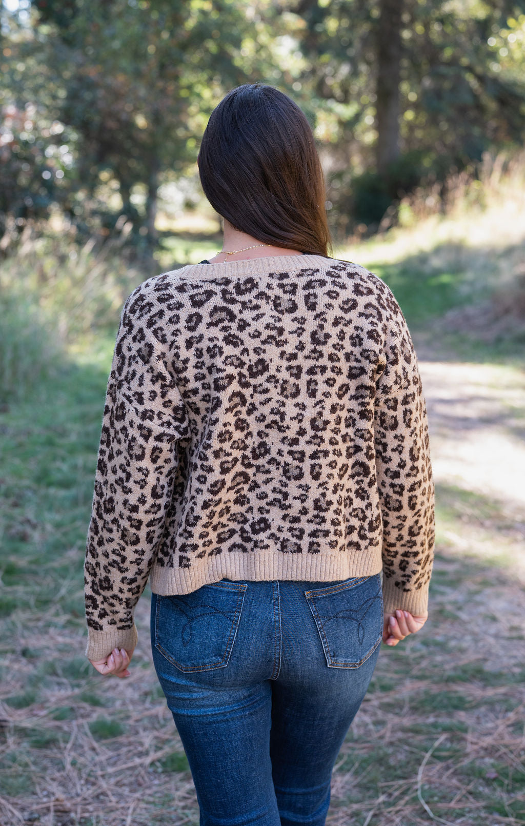 HEIDI LEOPARD CARDI