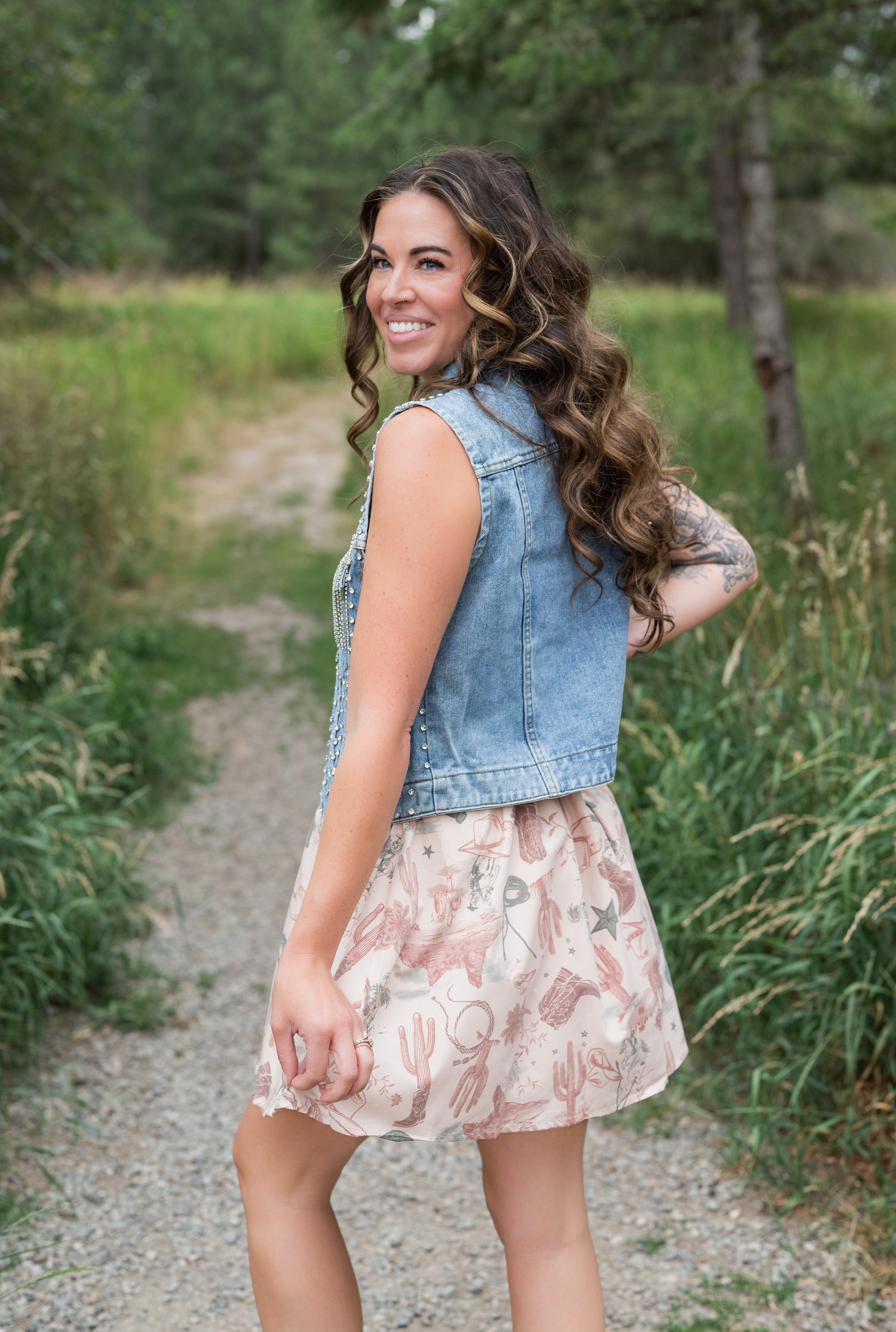 NEVAEH RHINESTONE VEST