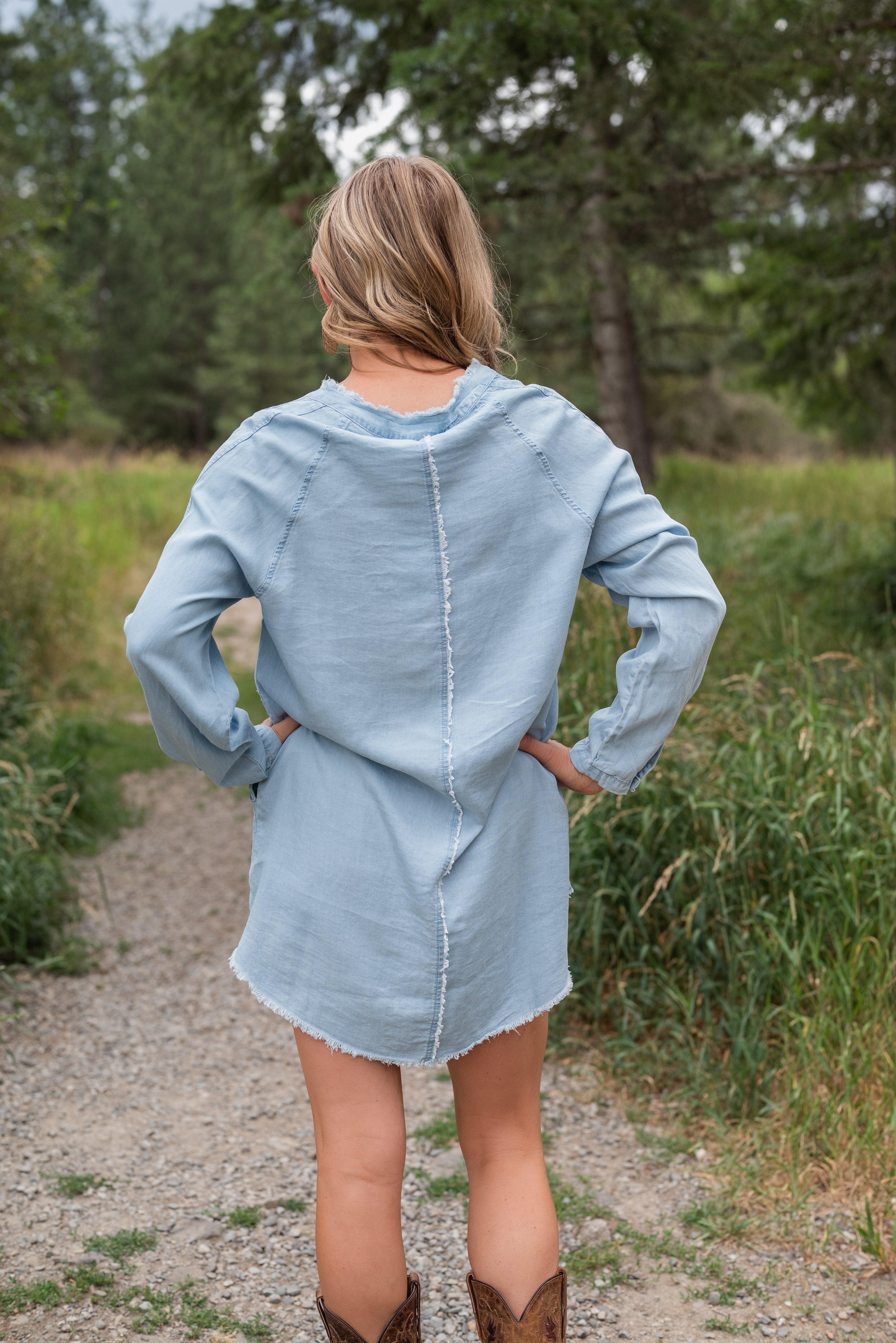 JOHNIE DENIM DRESS