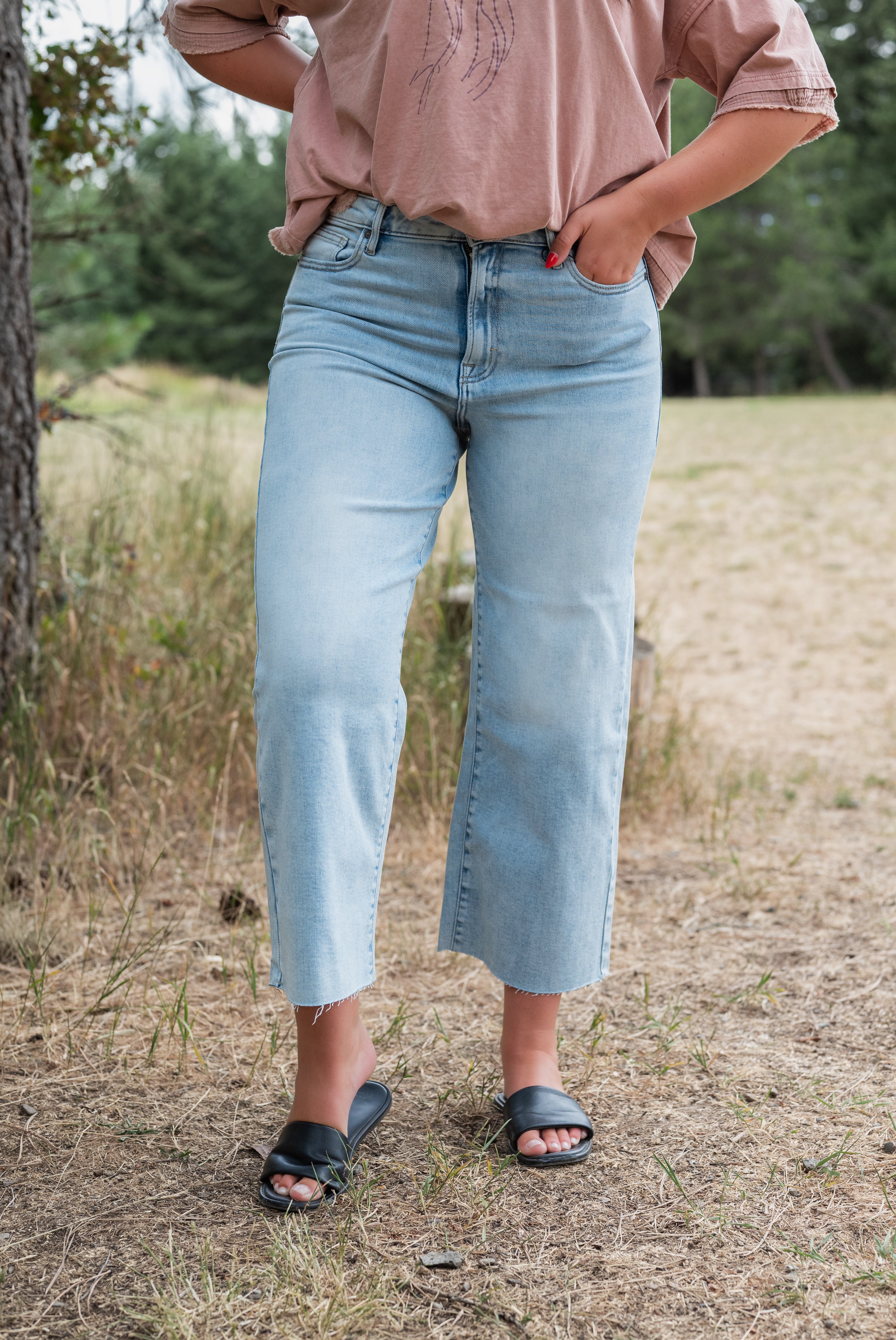 RACHEL HW CROPPED WIDE LEG