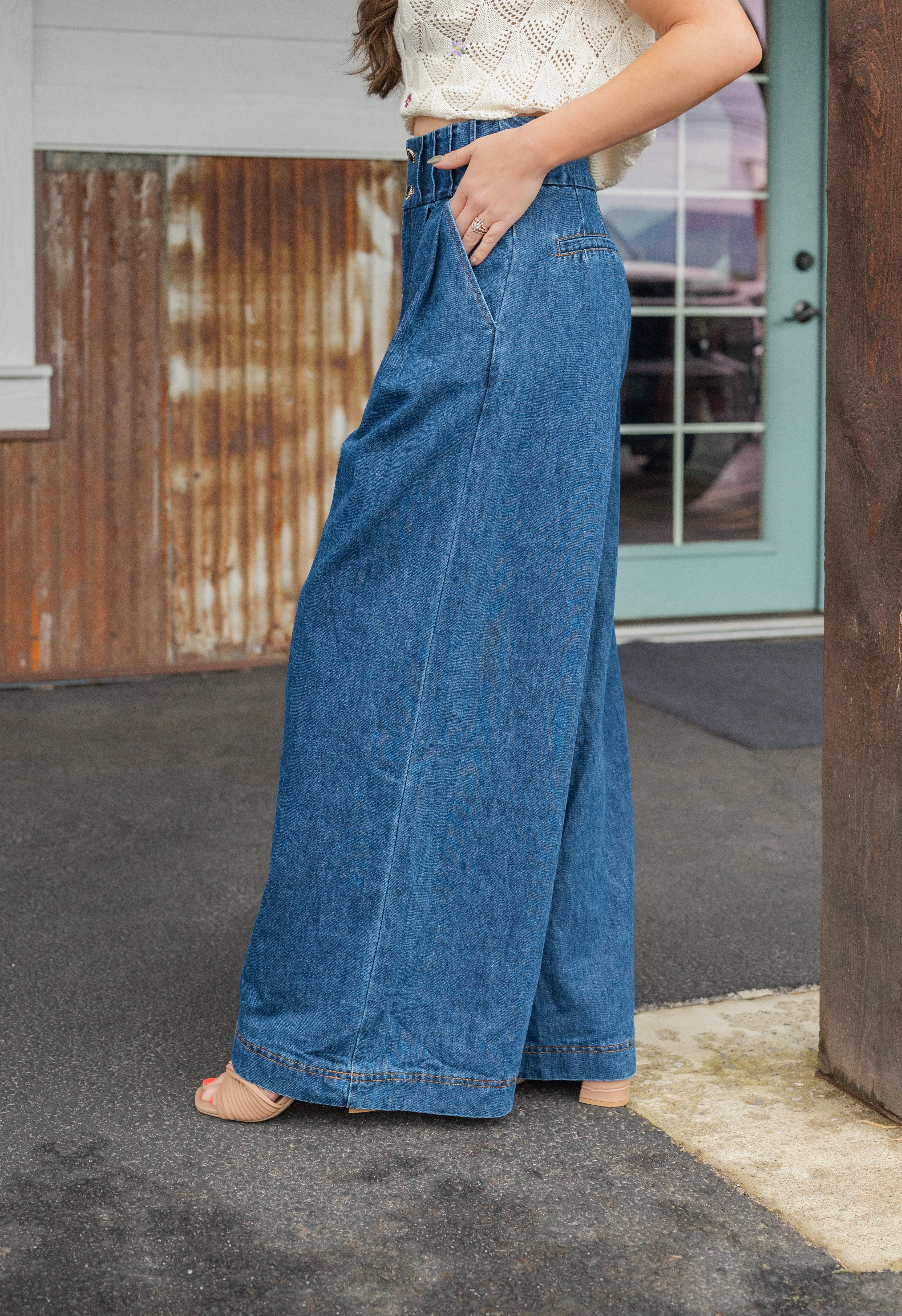 MONICA WIDE LEG PANT