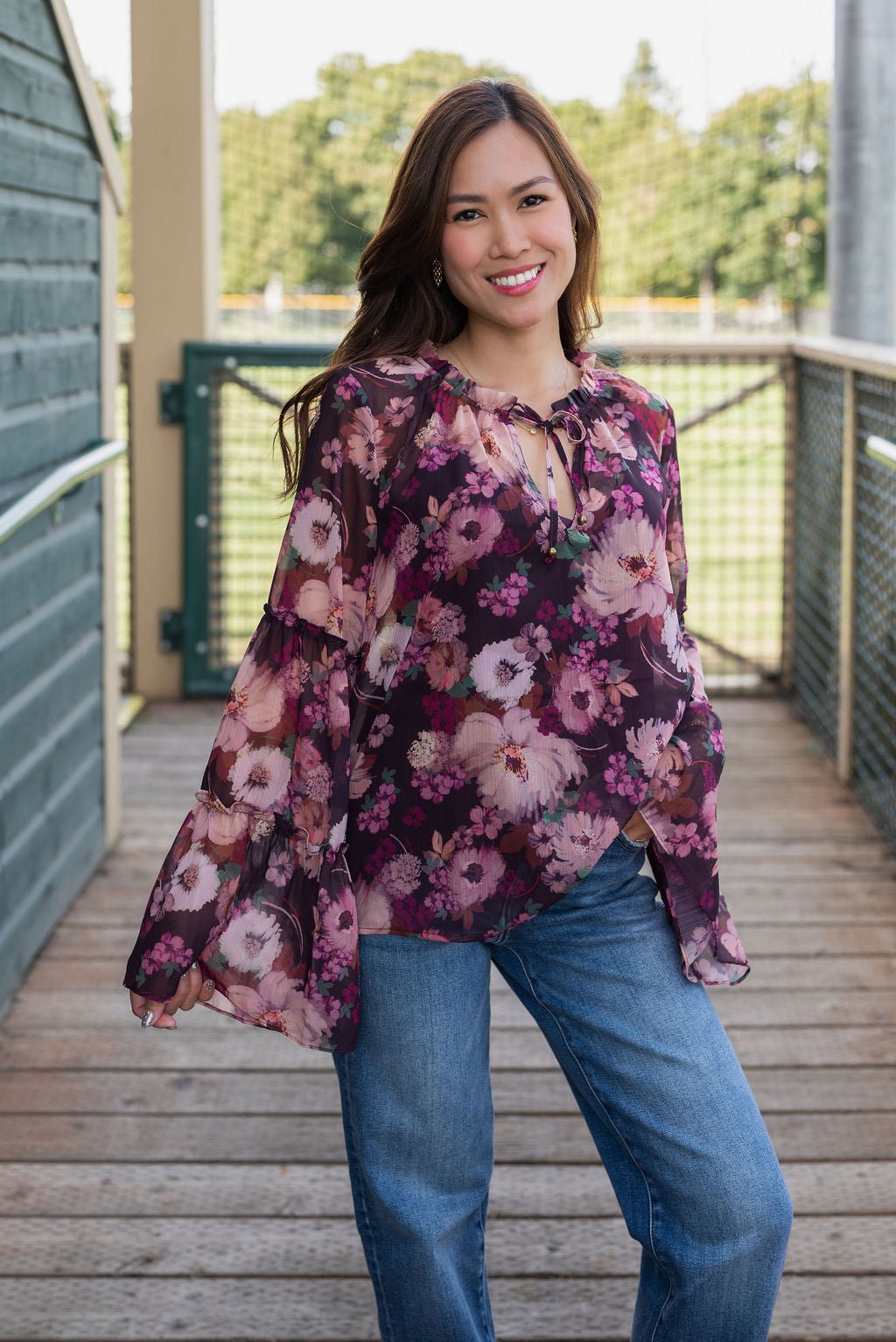 KIZZIE BELL SLV BLOUSE