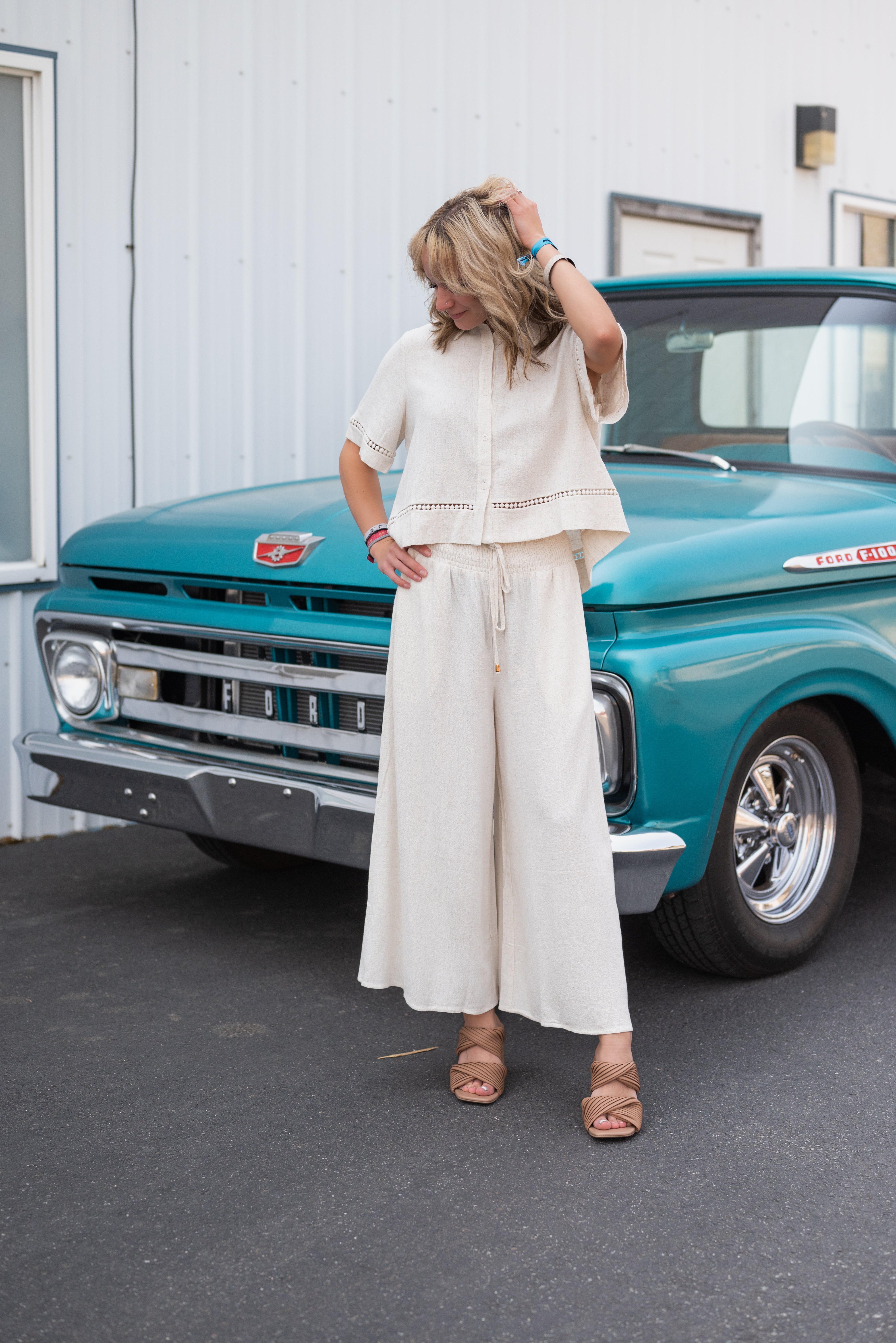 AUBRIANA LINEN SHIRT
