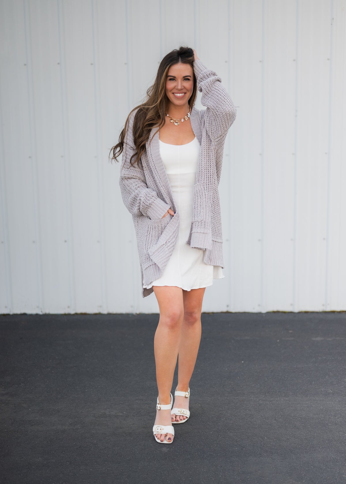 PANSY CHENILLE CARDIGAN