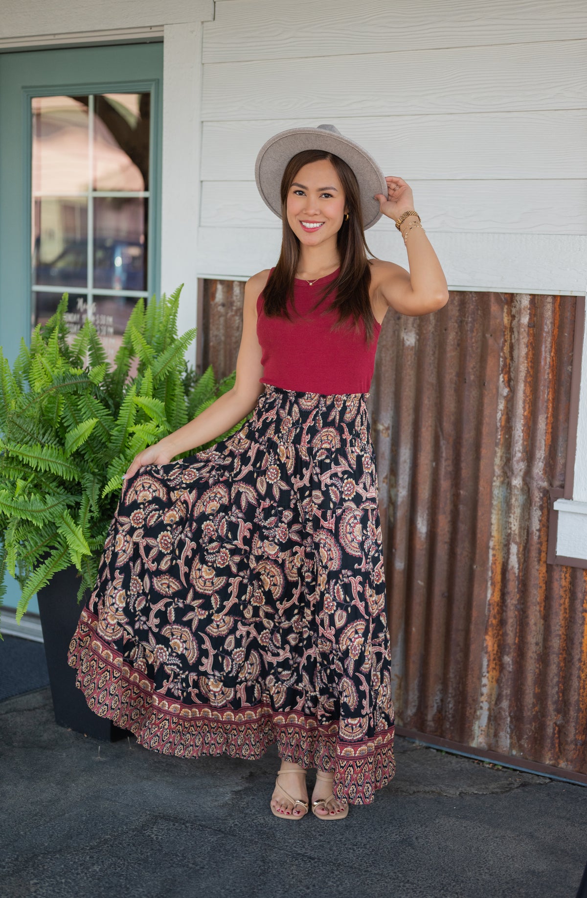 EMERSON TIERED SKIRT