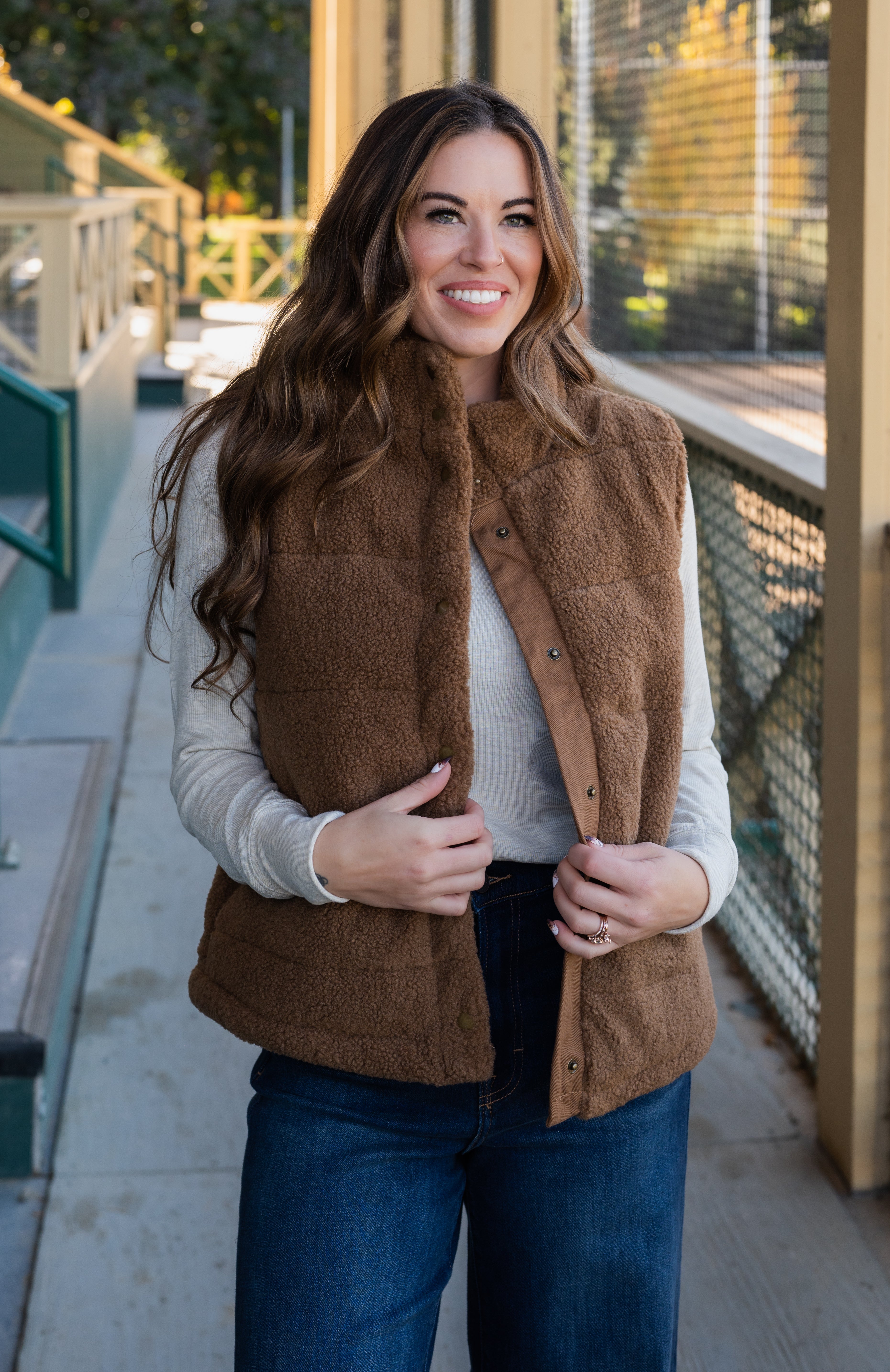 CAMERON TEDDY PUFF VEST