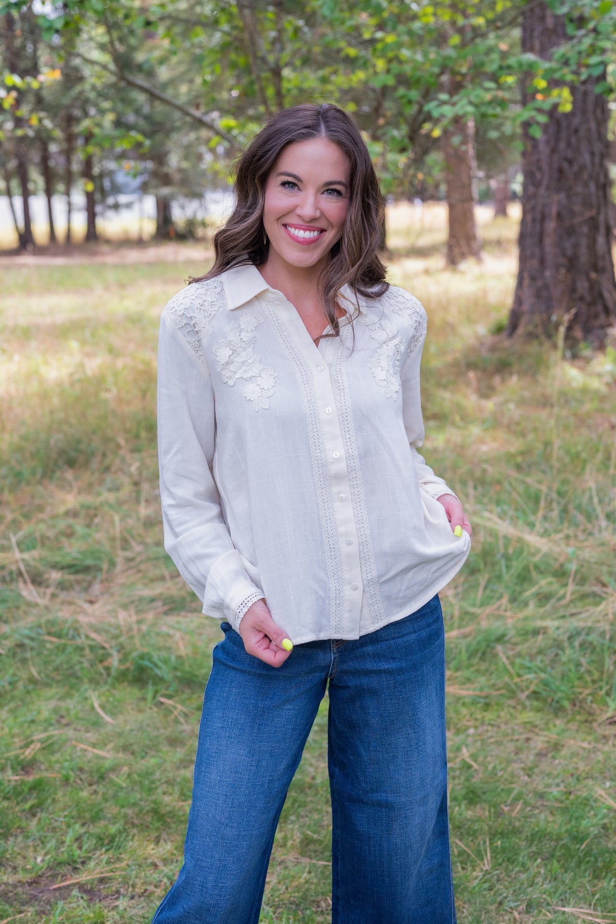 MICA BUTTON DOWN SHIRT