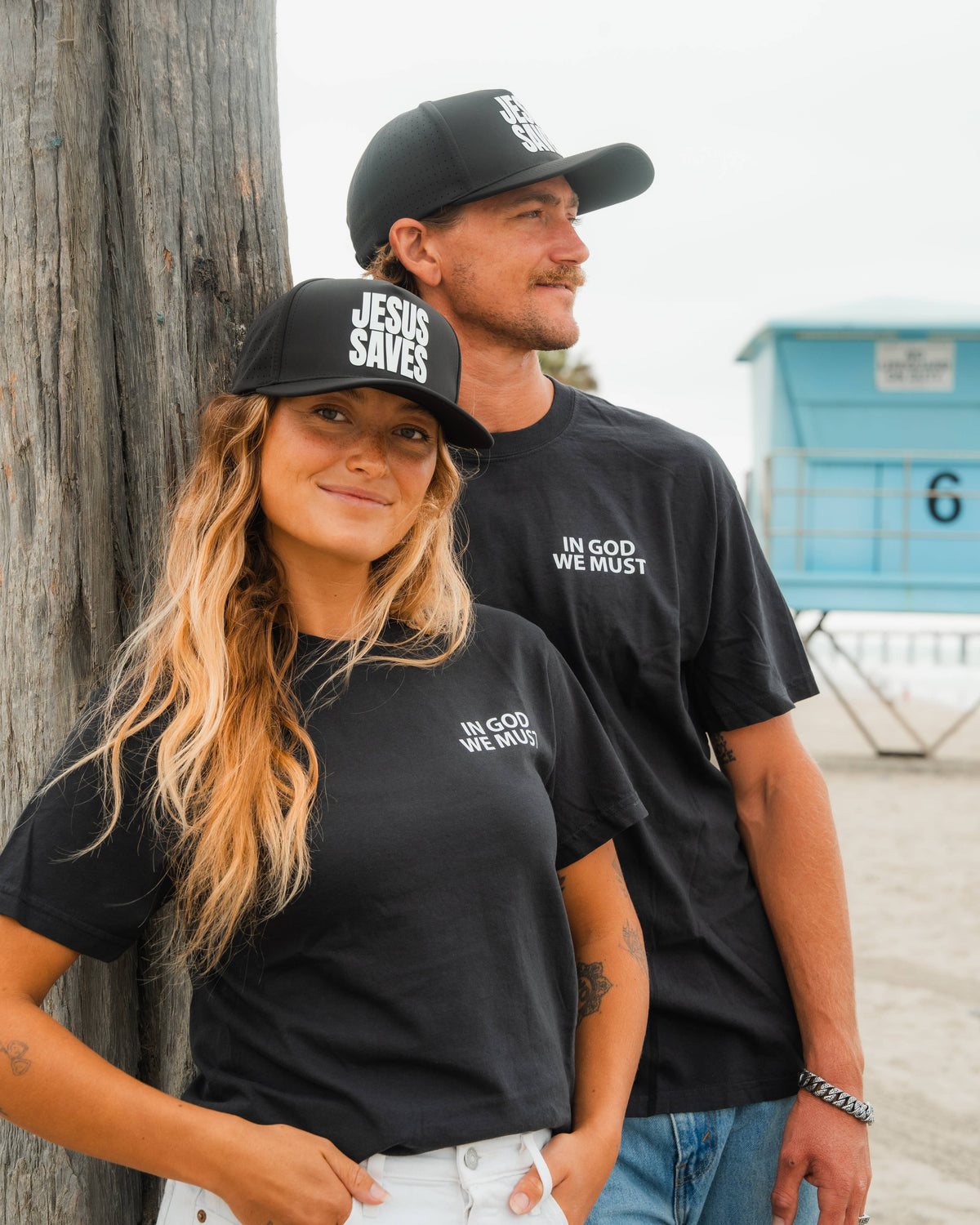 Jesus Saves Premium Hat