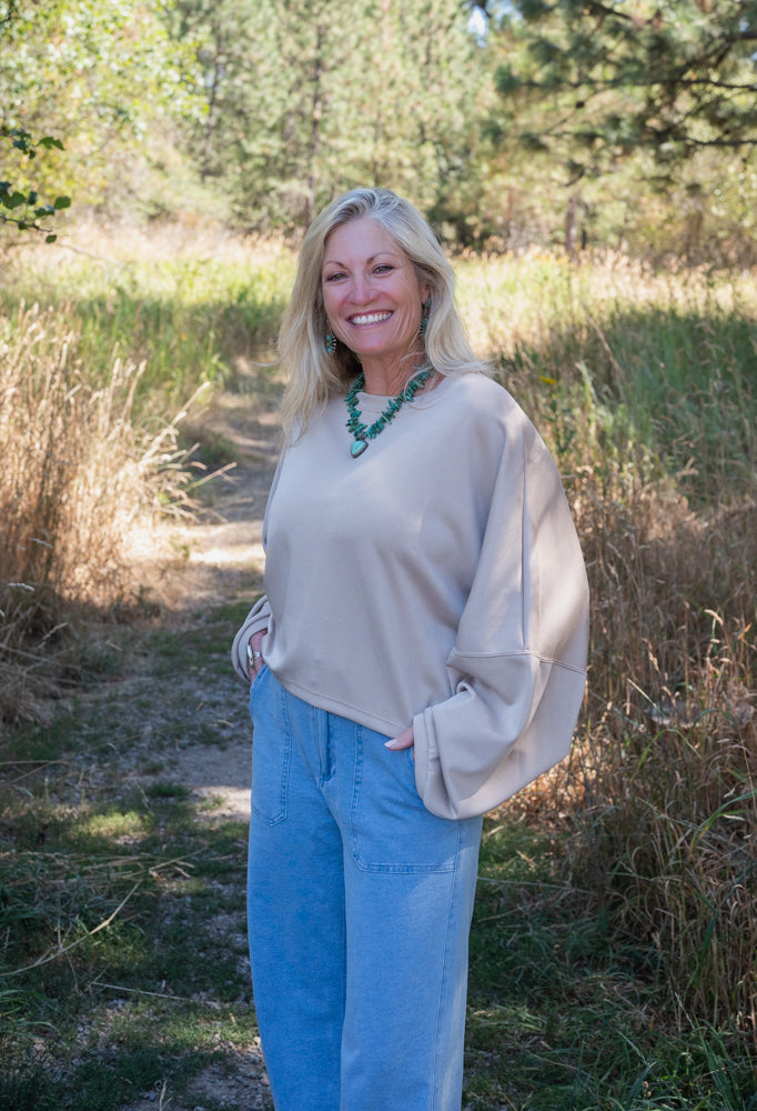 LYNETTE DOLMAN TOP