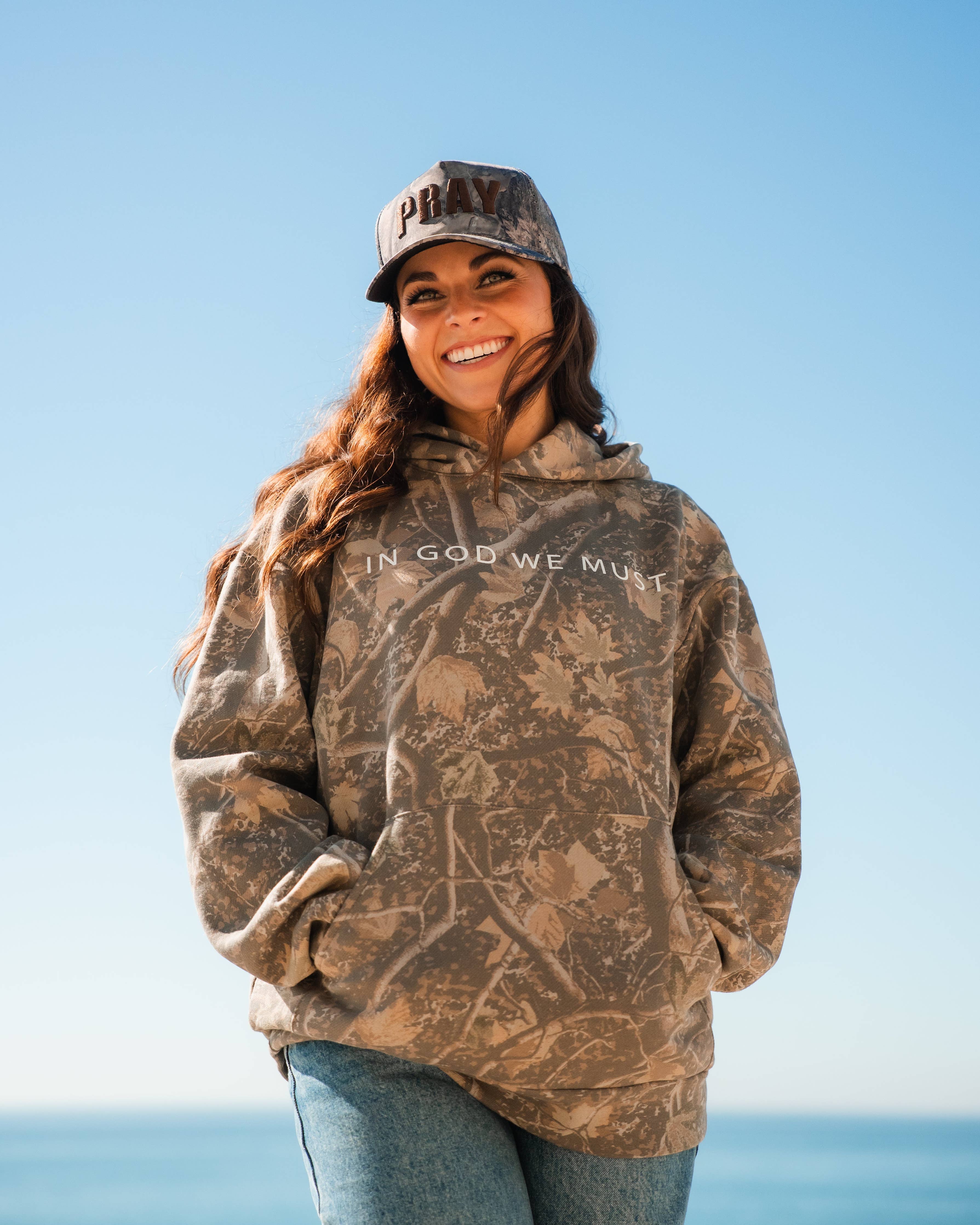 'Jesus is King' Camo Hoodie