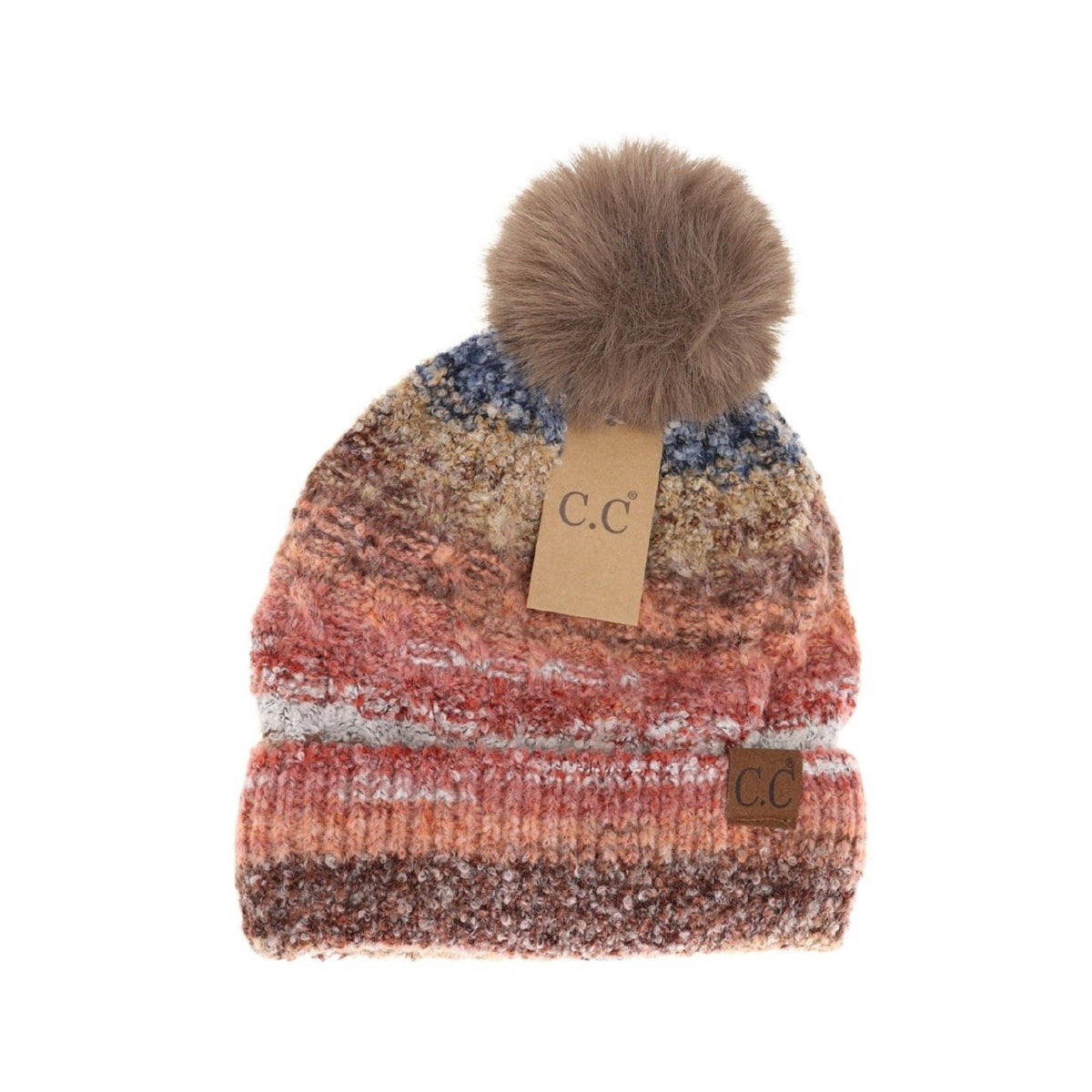 Luna Space Dye Pom Beanie