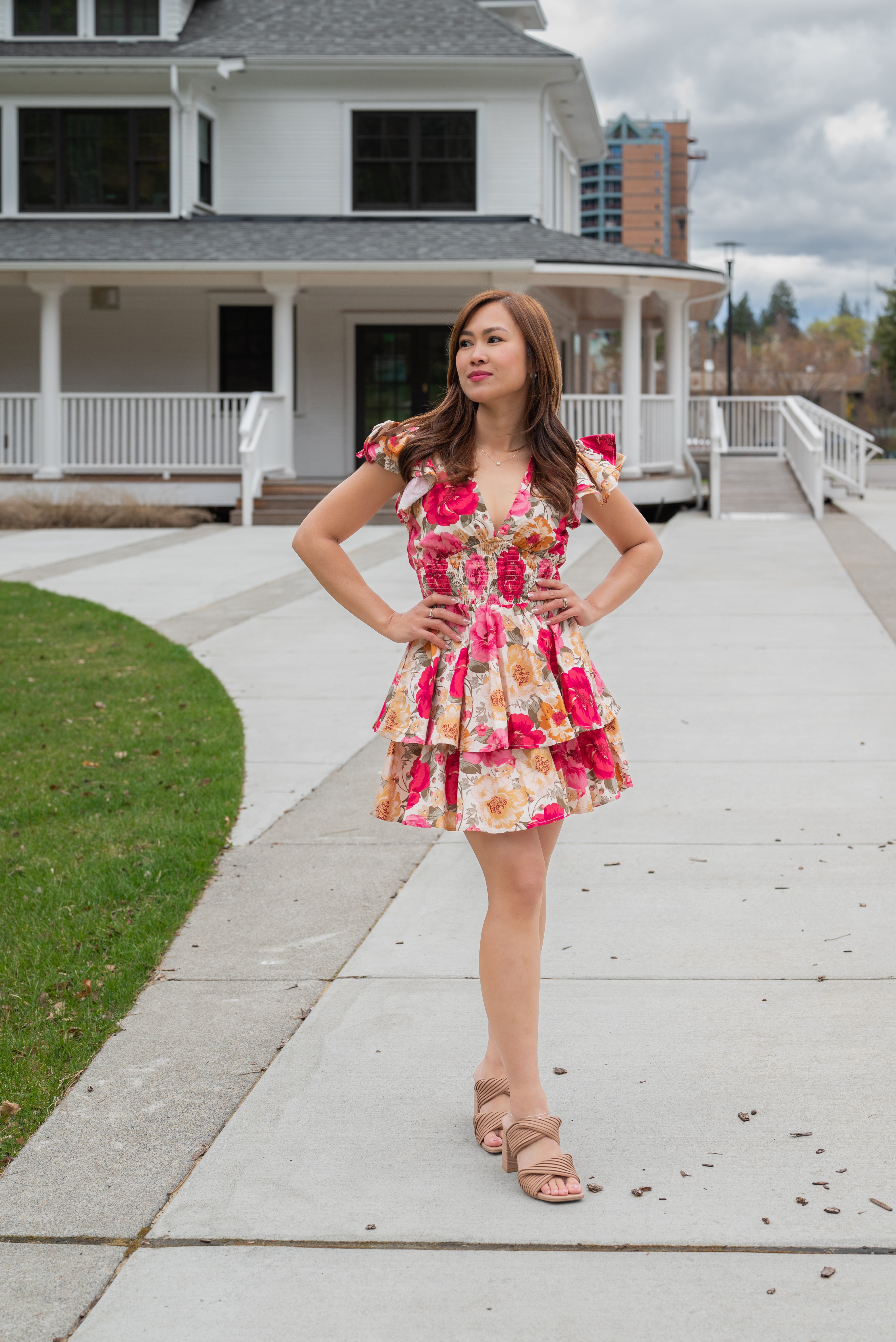 Petal Pop Mini Dress