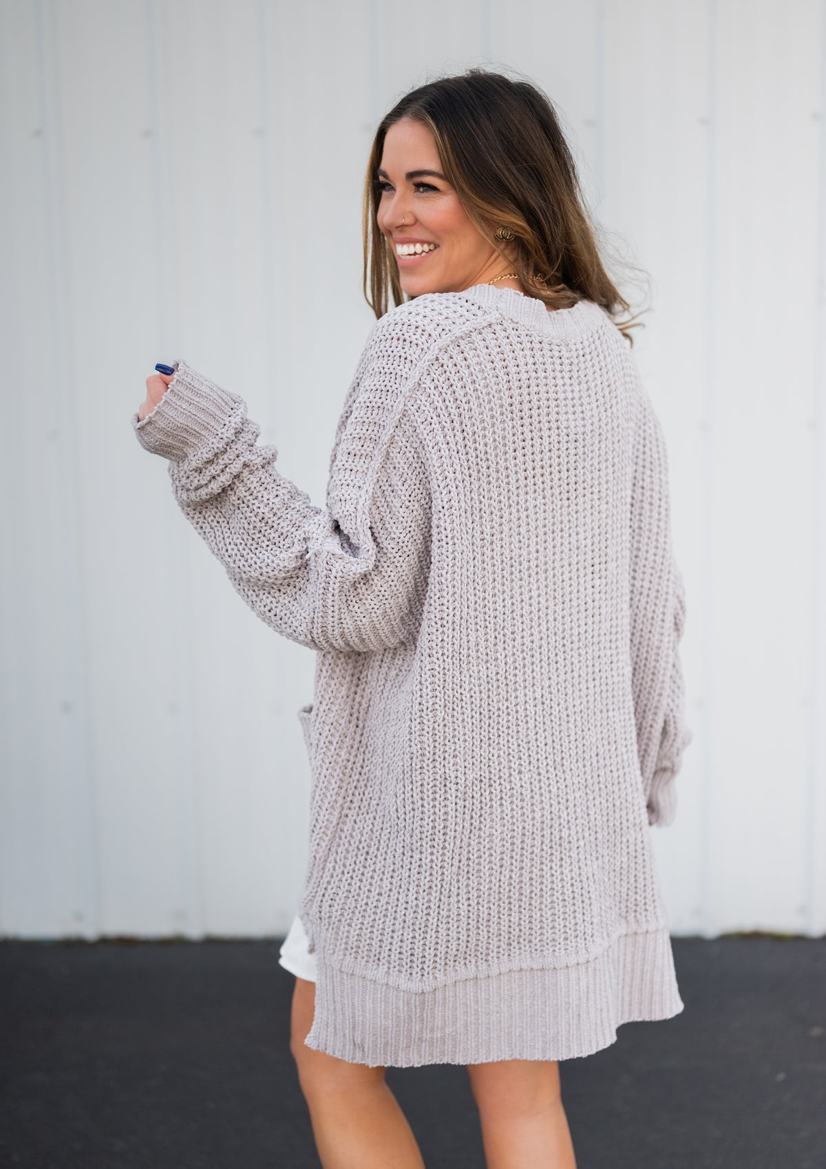 PANSY CHENILLE CARDIGAN