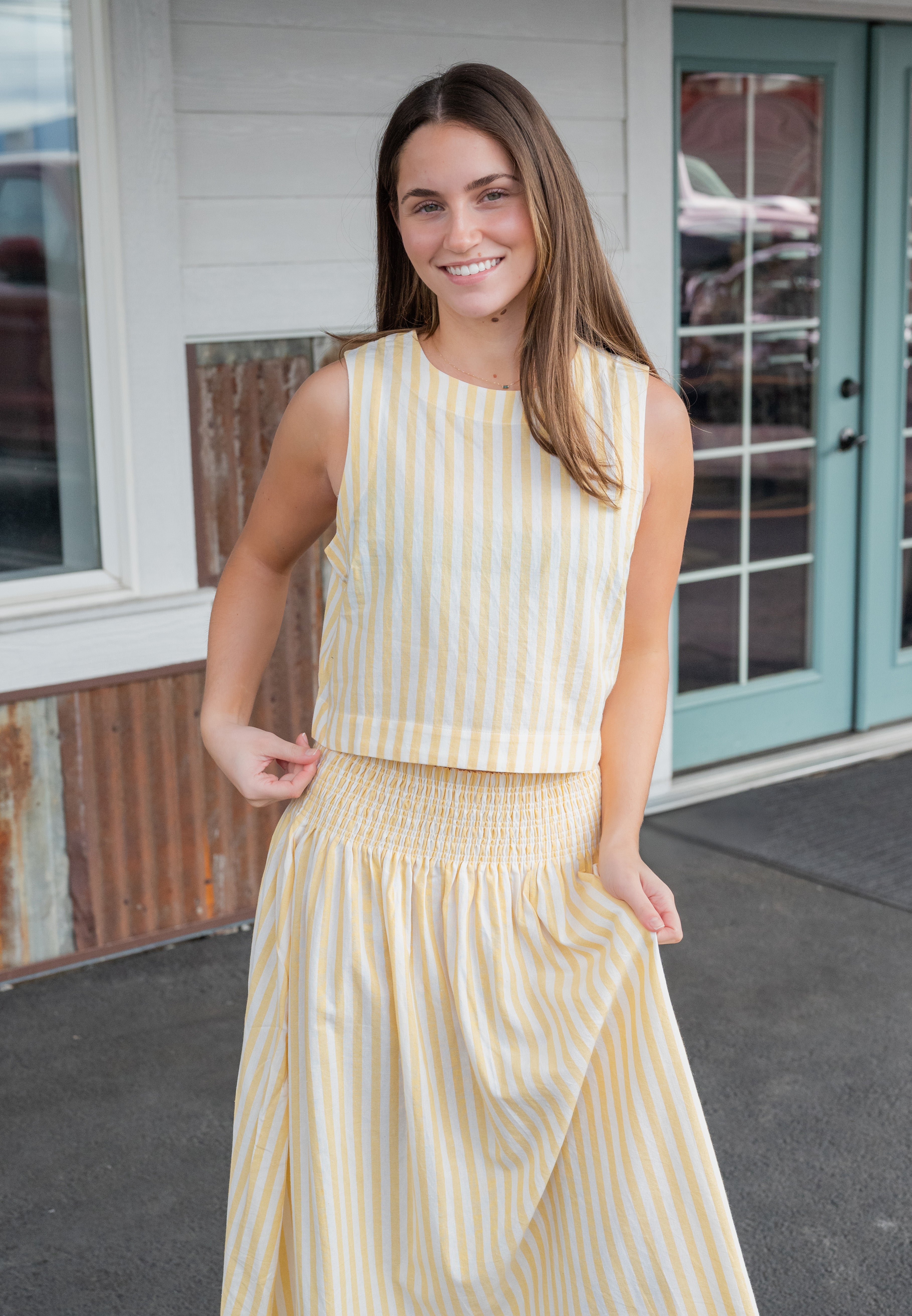 SCARLETT STRIPE TOP