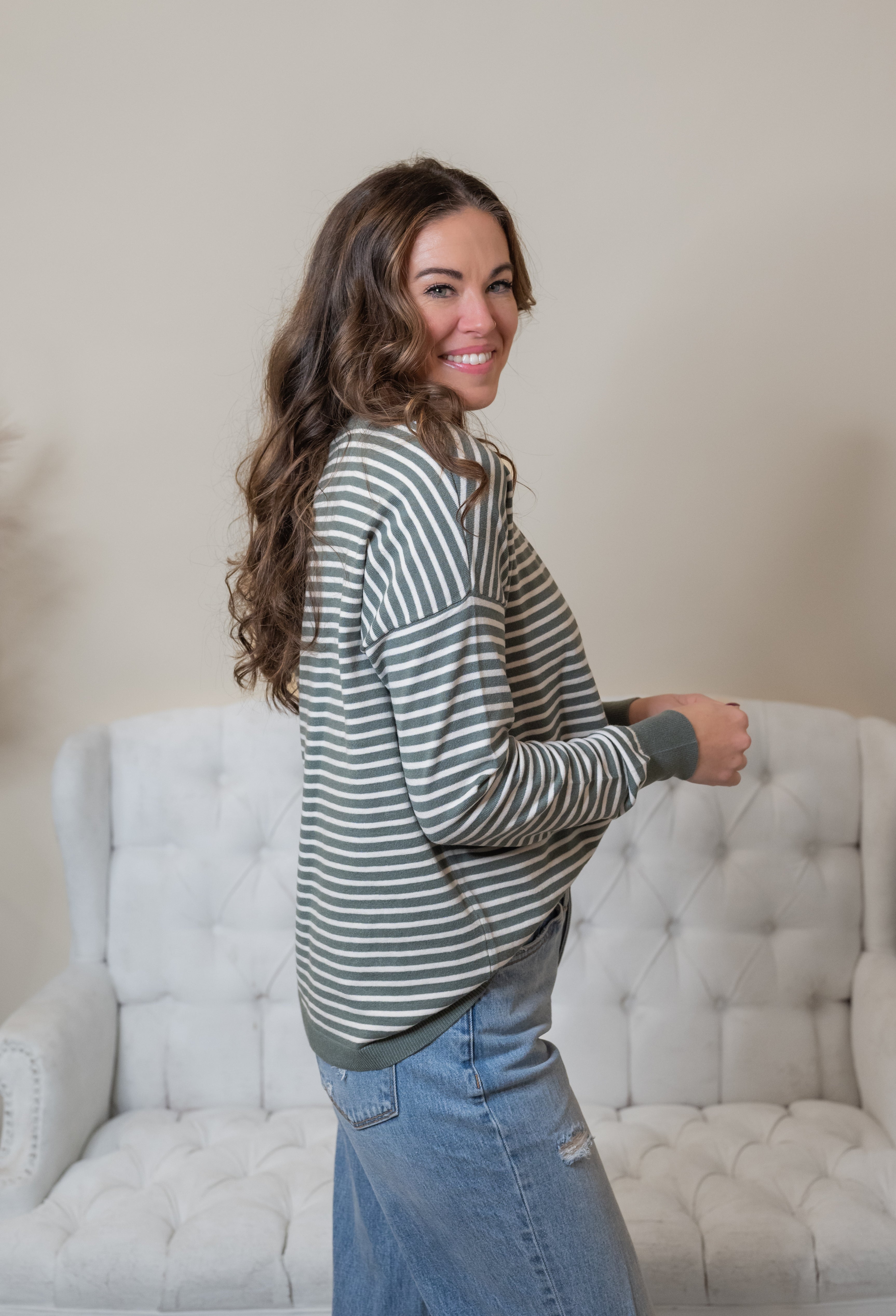 HEIDI STRIPE SWEATER