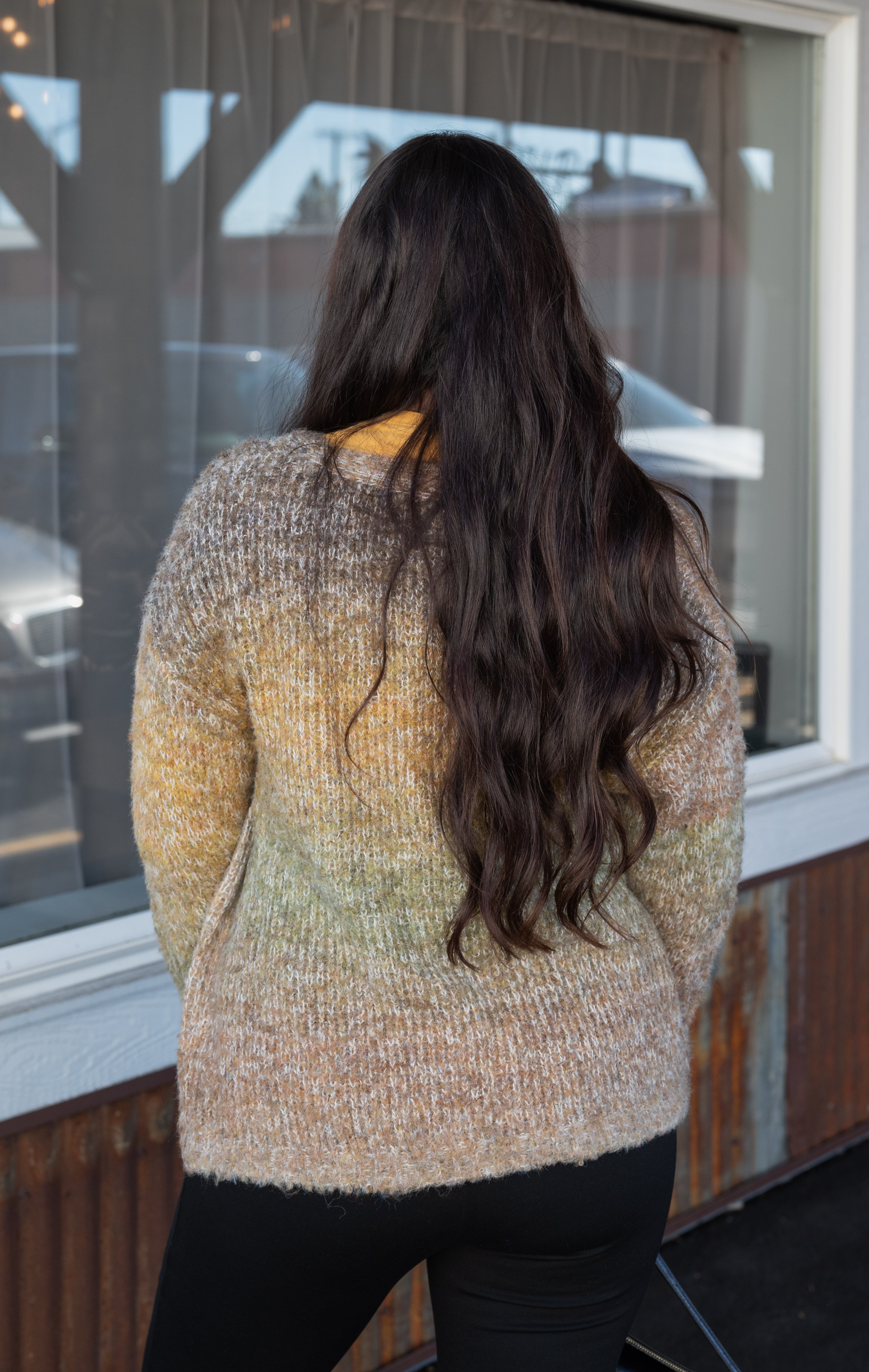 SMILEY OMBRE CARDIGAN