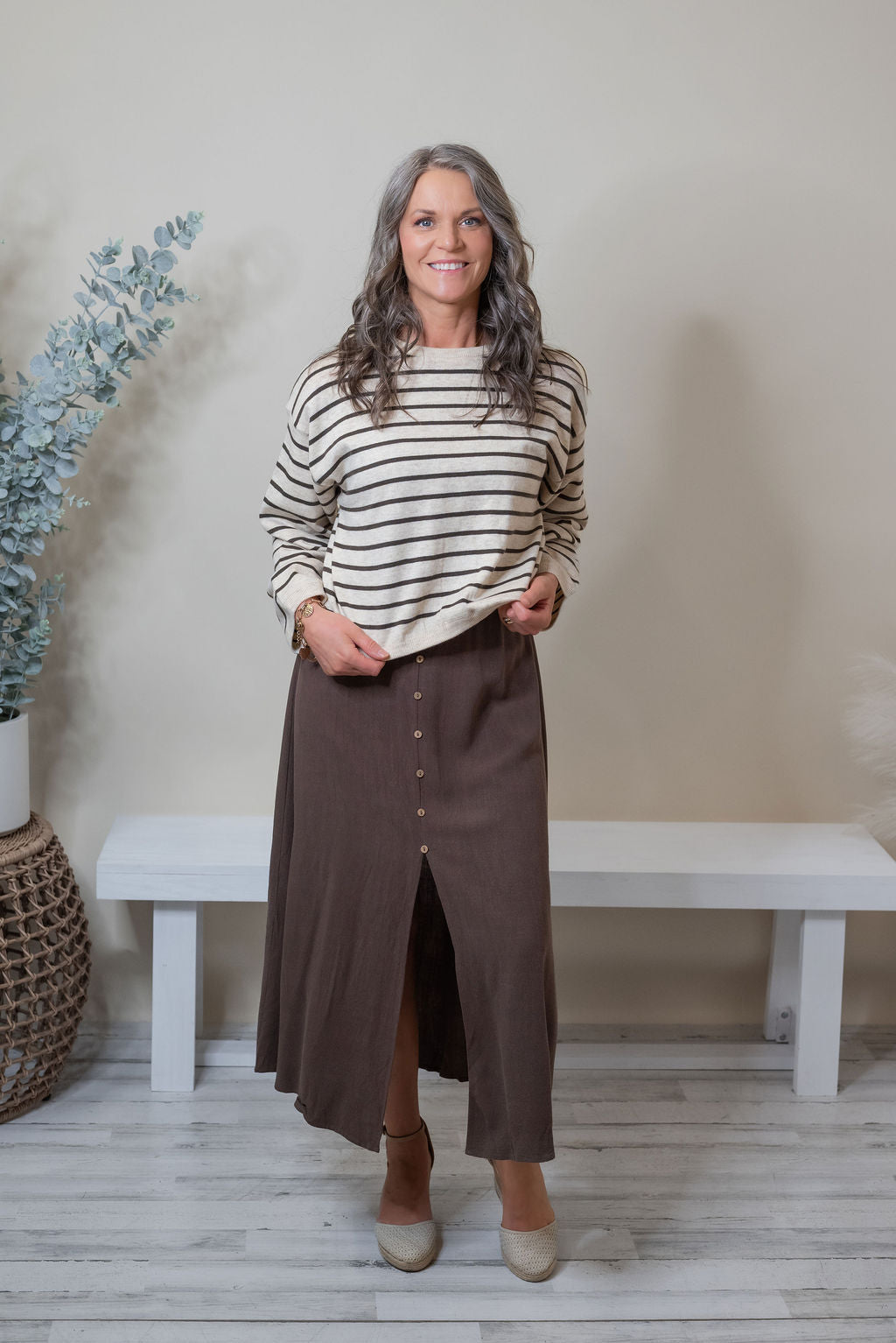 KRISTINE STRIPED TOP