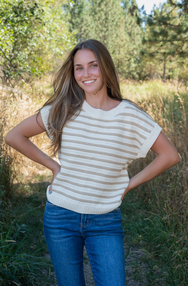 ISABEL STRIPE TOP