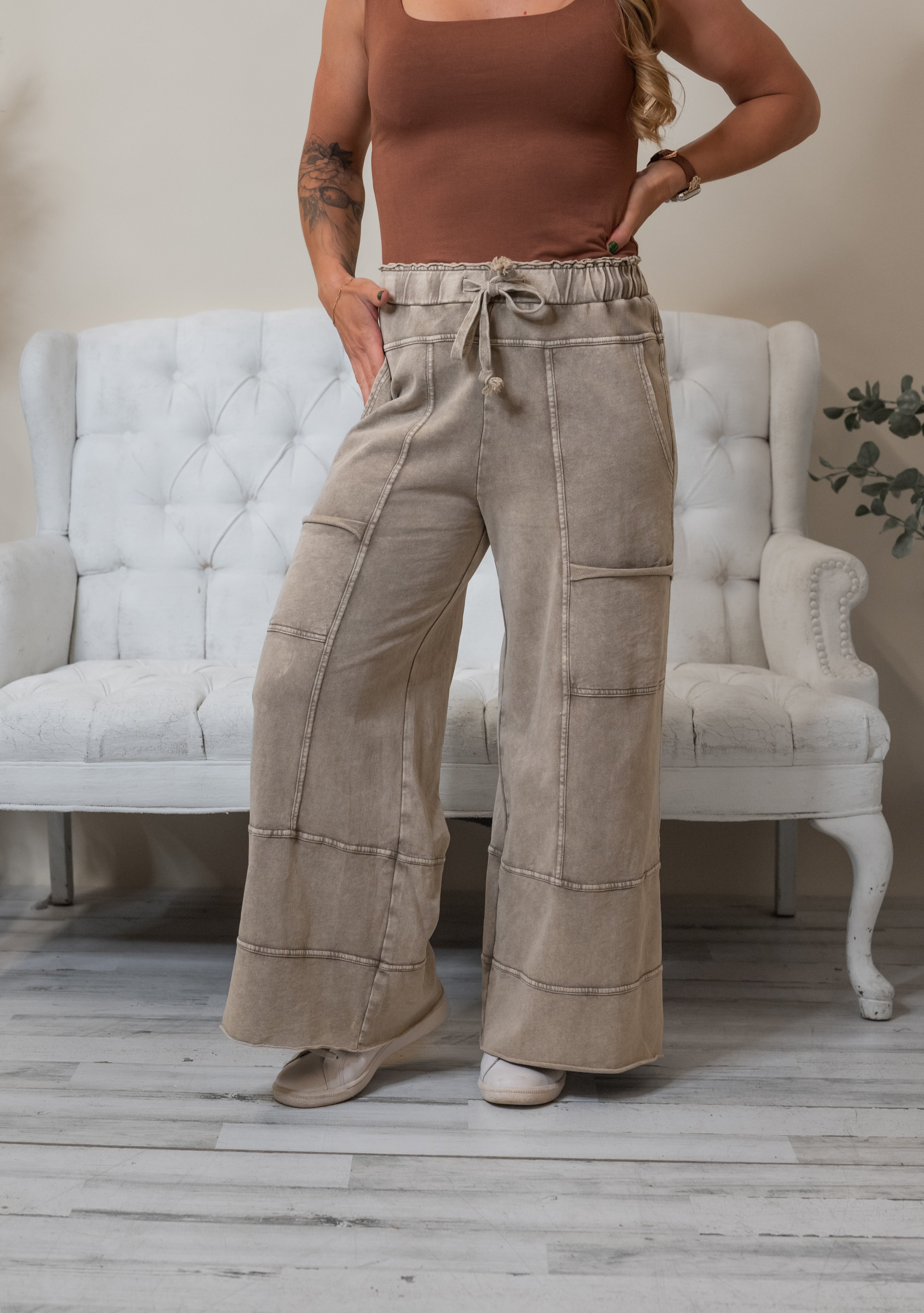 SAMANTHA TERRY PANTS